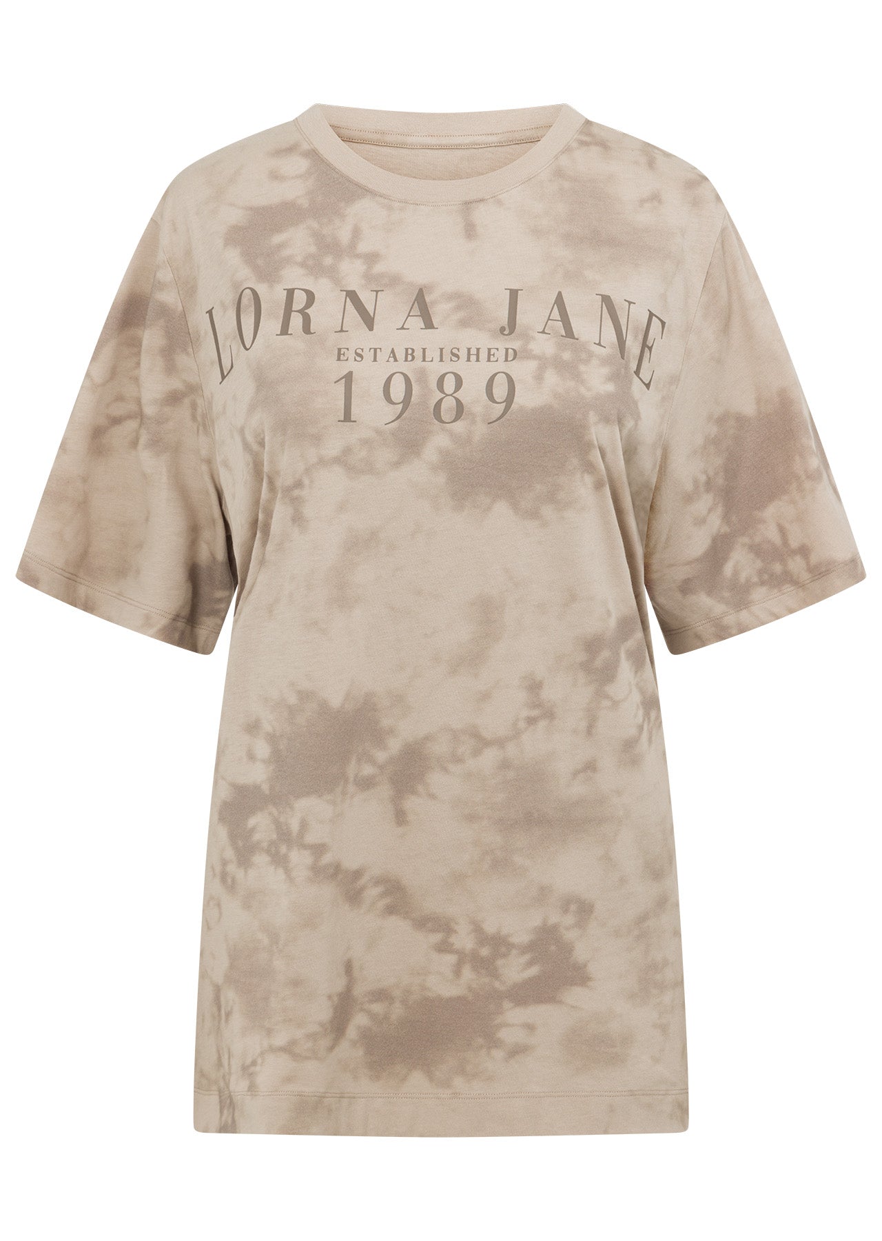 Lorna Jane Vintage Iconic Relaxed Tee - Off White