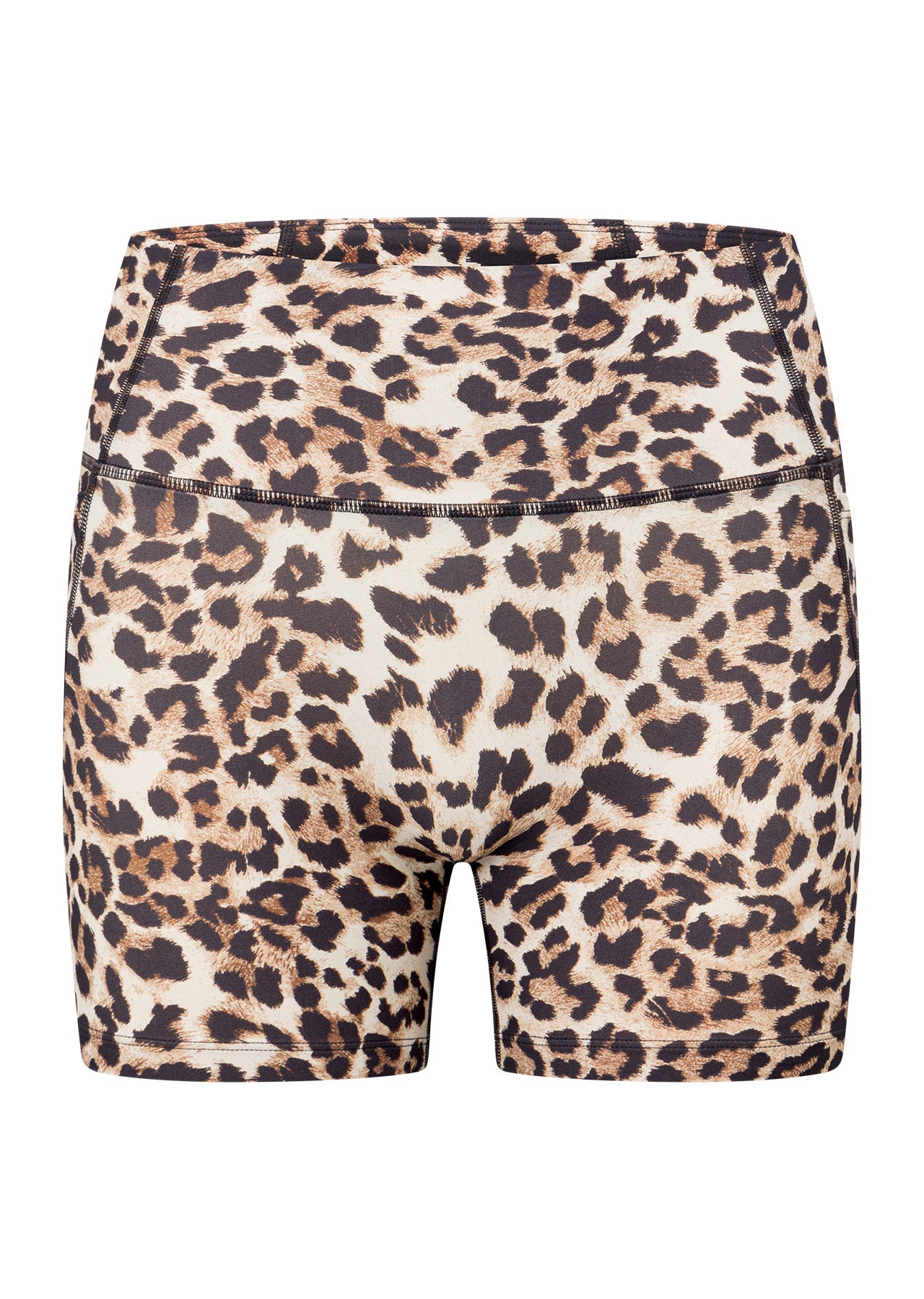 Lorna Jane Wildcat Hi-Fold No Ride 12cm Bike Shorts - Wildcat Print