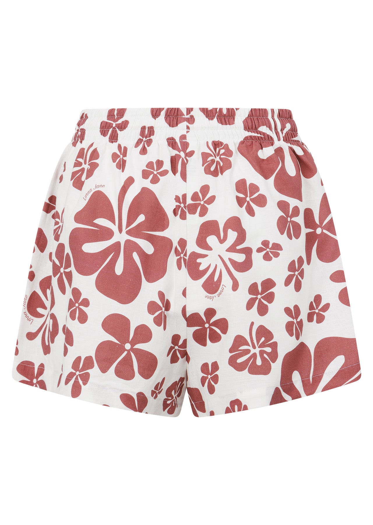 Lorna Jane Aloha Hibiscus Shorts - Happy Hibiscus Print