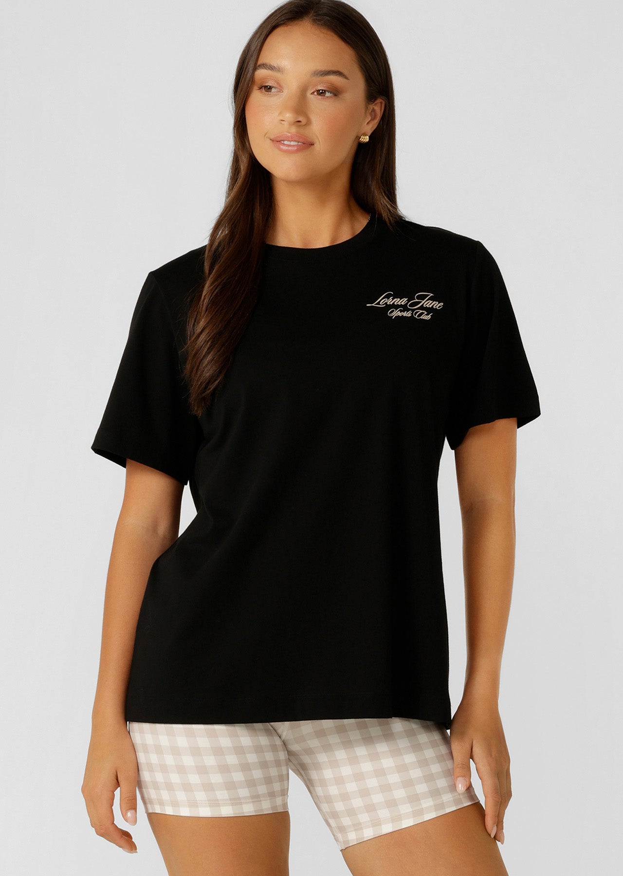 Lorna Jane Wellness Retreat Relaxed T-Shirt - Black