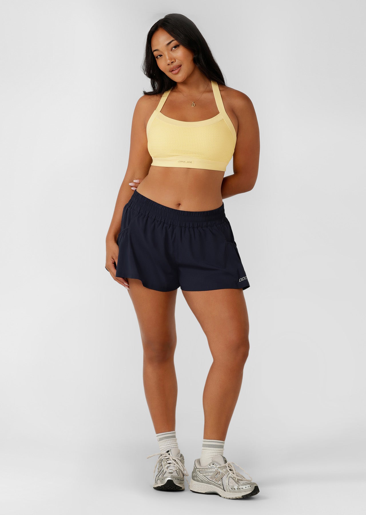 Lorna Jane Dash Max Support Sports Bra - Lemon Cream