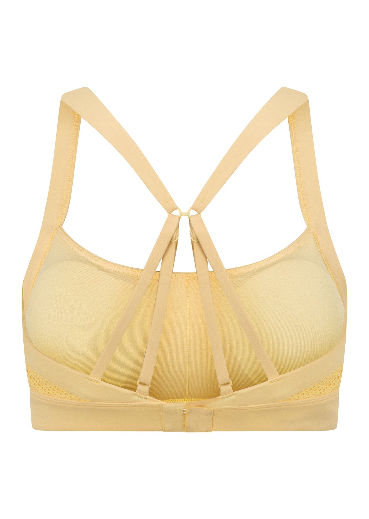 Lorna Jane Dash Max Support Sports Bra - Lemon Cream