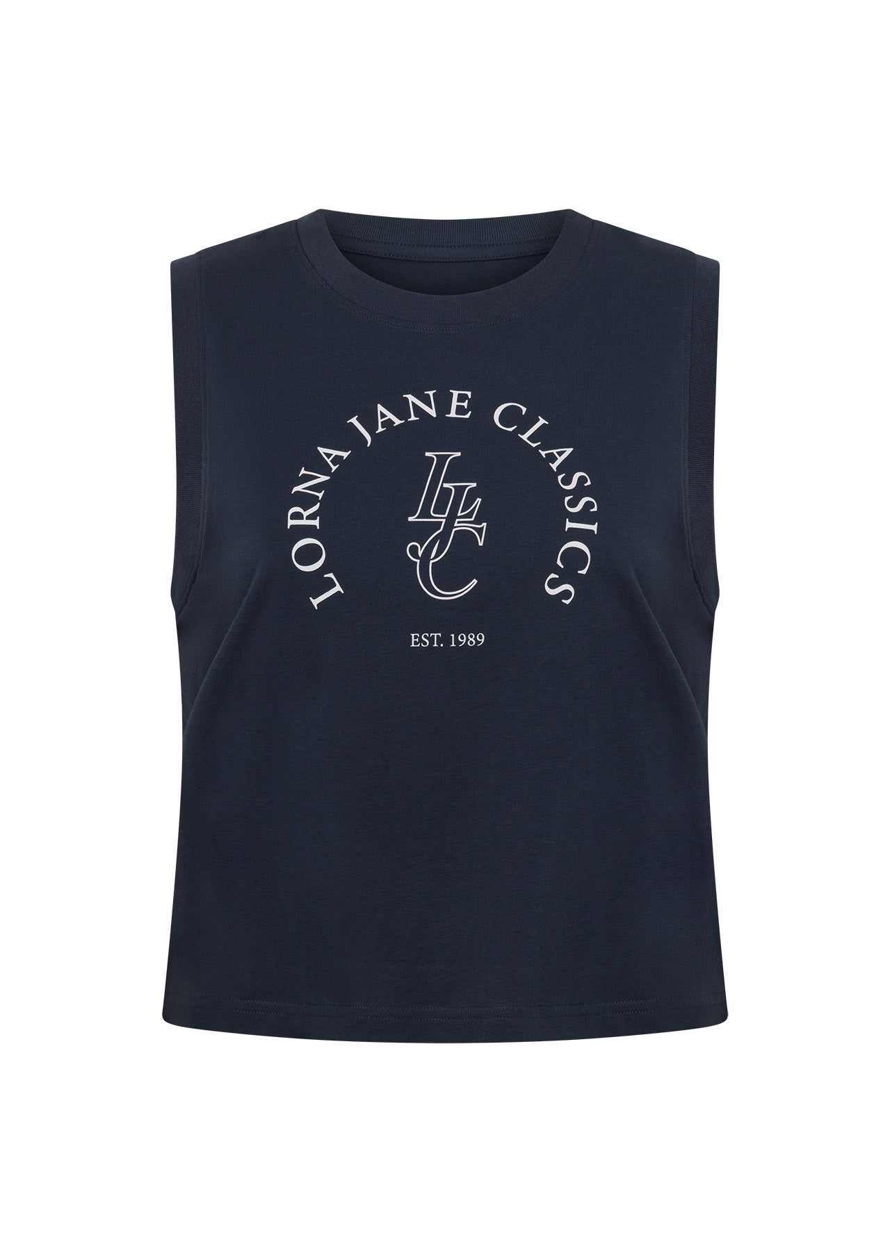 Lorna Jane Lorna Jane Classics Slim Muscle Tank - Platinum Navy