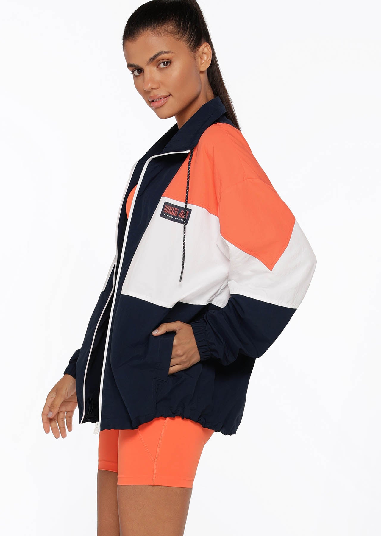 Lorna Jane 1989 Original Sport Spray Jacket - French Navy