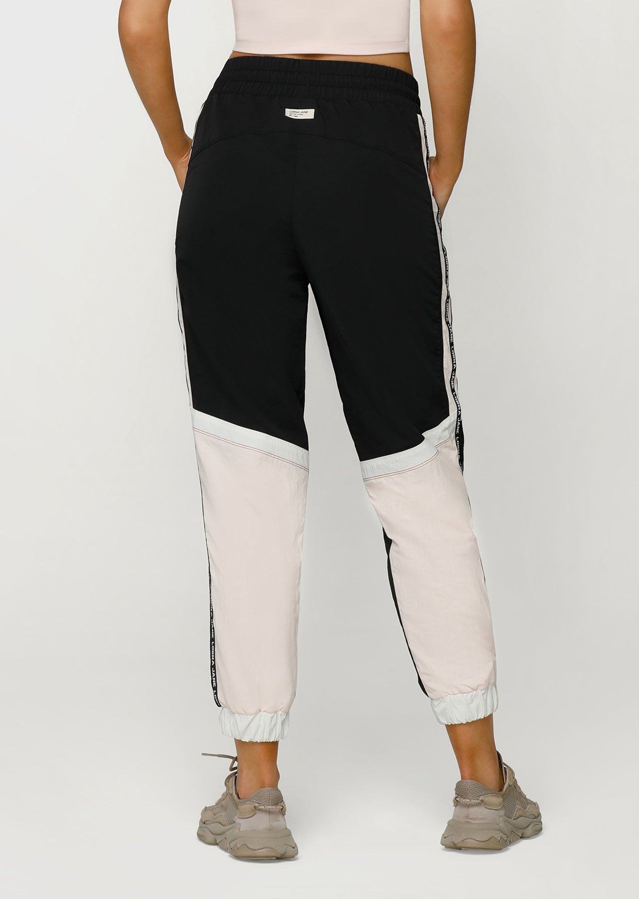 Lorna Jane 80's Revival Track Pant - Black Multi