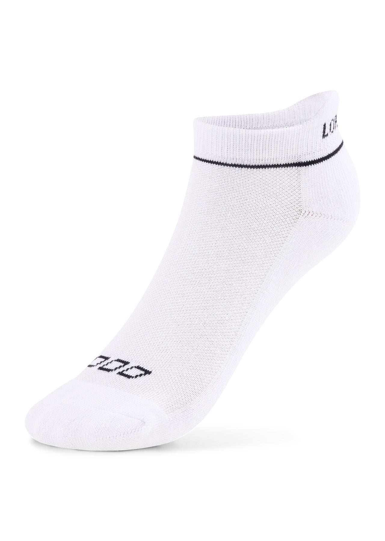 Lorna Jane 2PK LJ Running Socks - Black & White