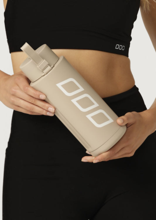 Lorna Jane Essential Insulated Water Bottle - Latte