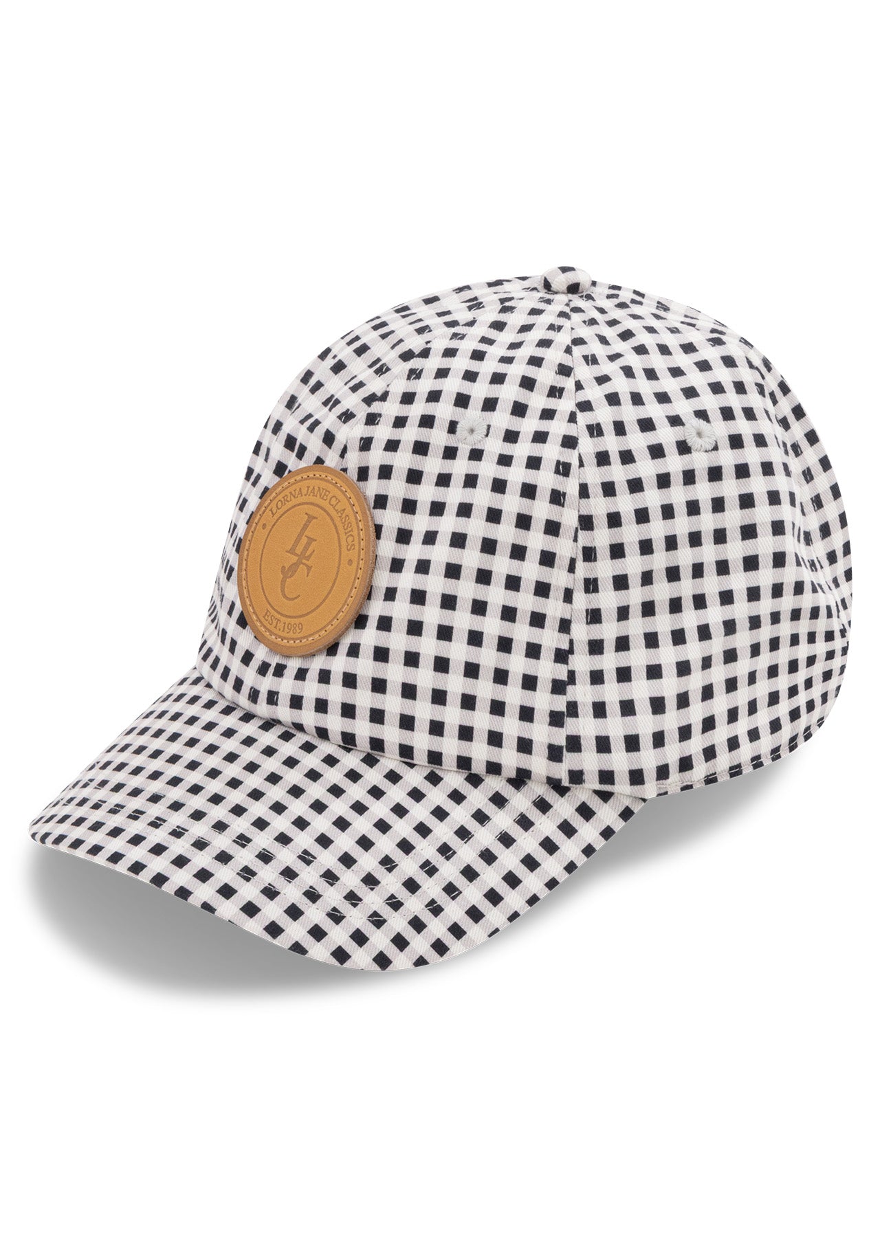 Lorna Jane LJC Heritage Check Cap - Midnight Blue Check Print