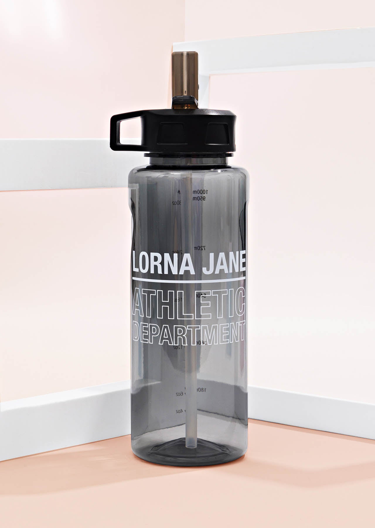 Lorna Jane Athletic Dept Classic 1L Water Bottle - Black