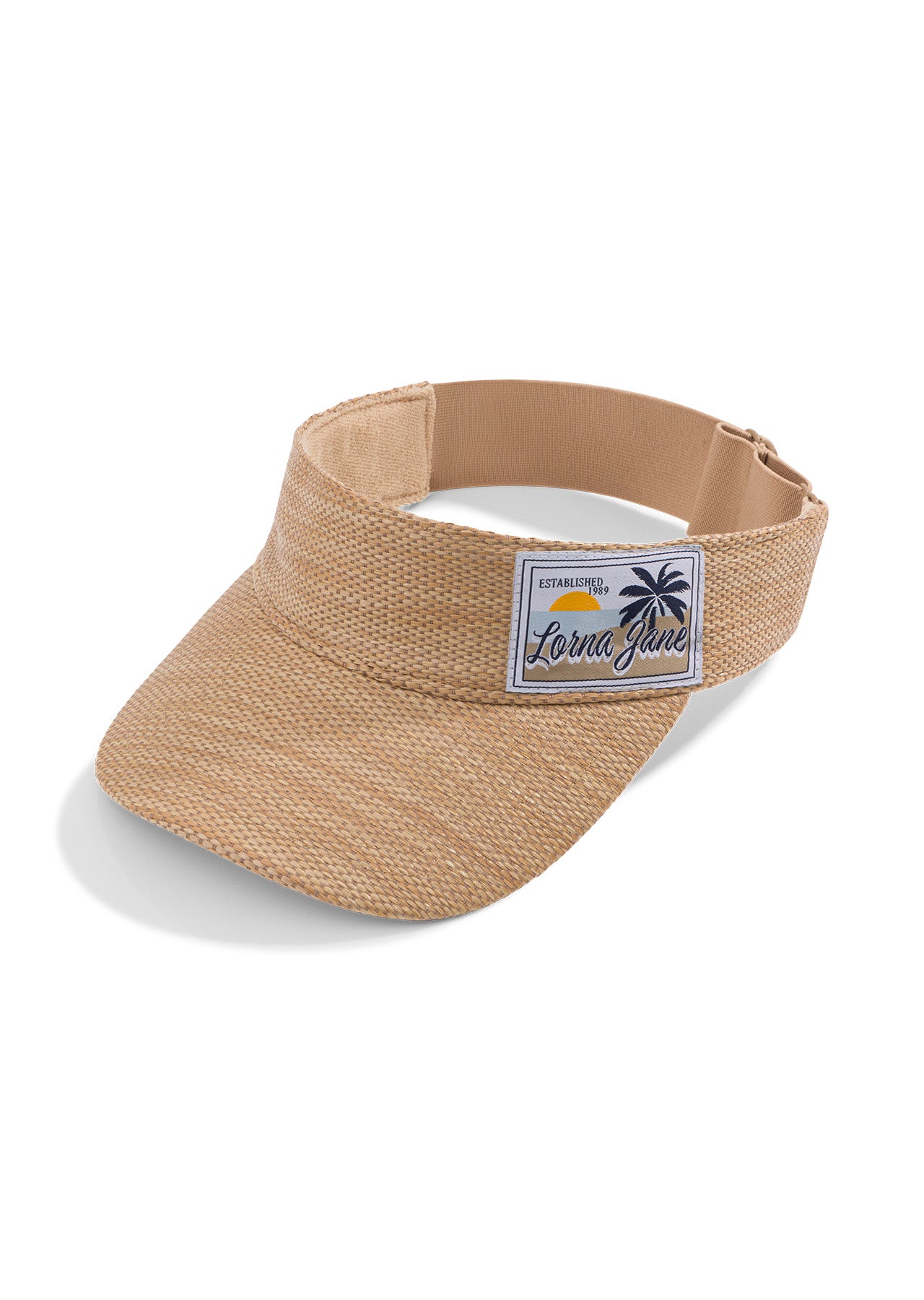 Lorna Jane Aloha Rafia Visor - Natural