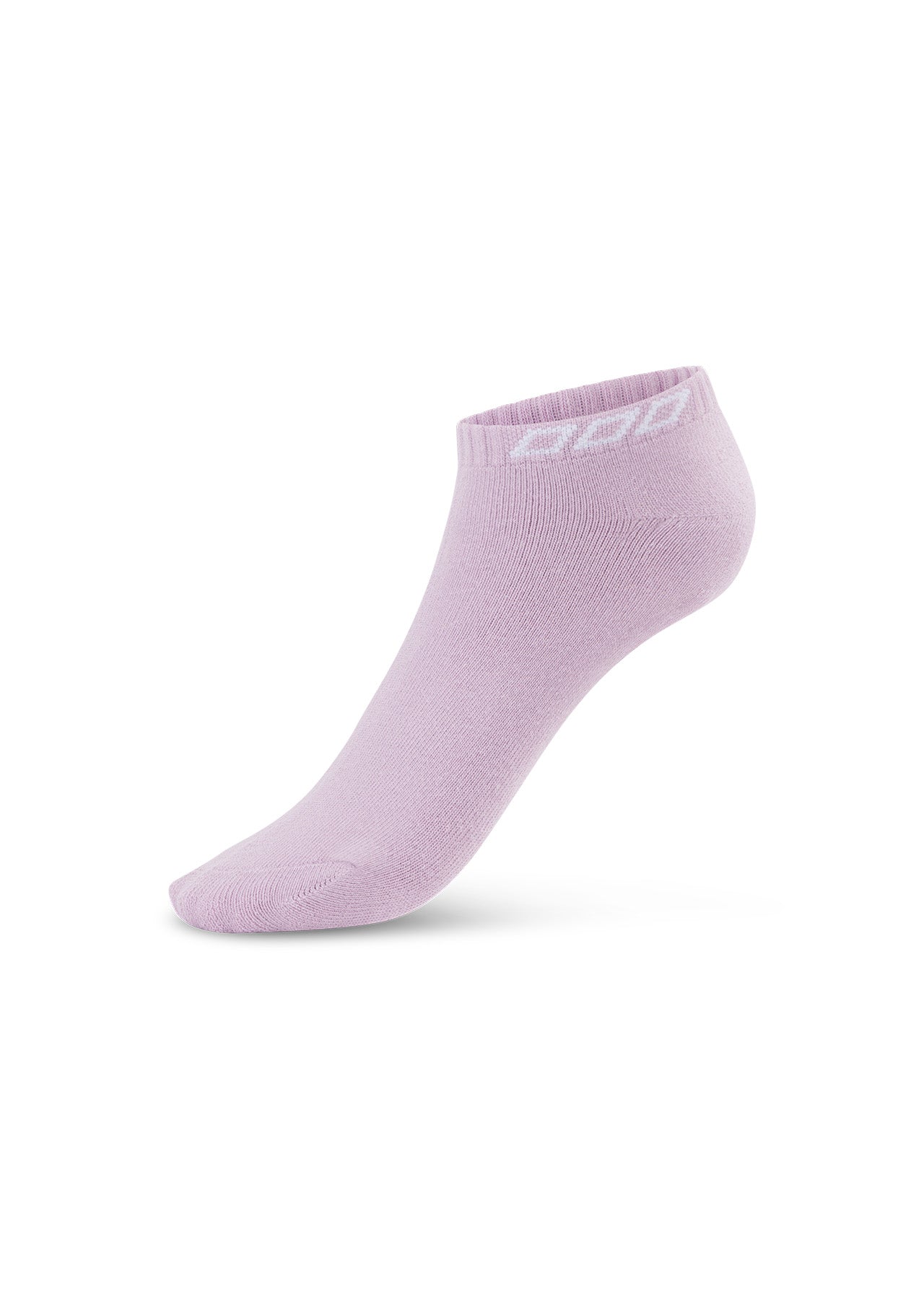 Lorna Jane 2PK Iconic Socks - Pale Orchid Lilac & White