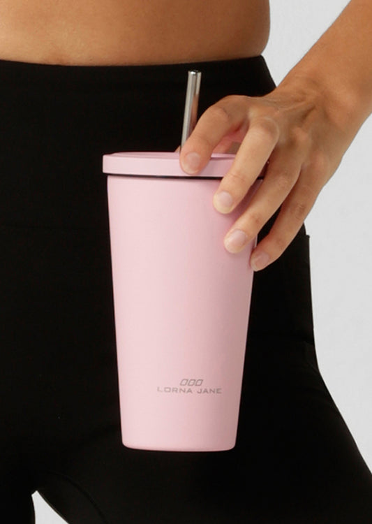 Lorna Jane Active Living Tumbler - Sweet Pink