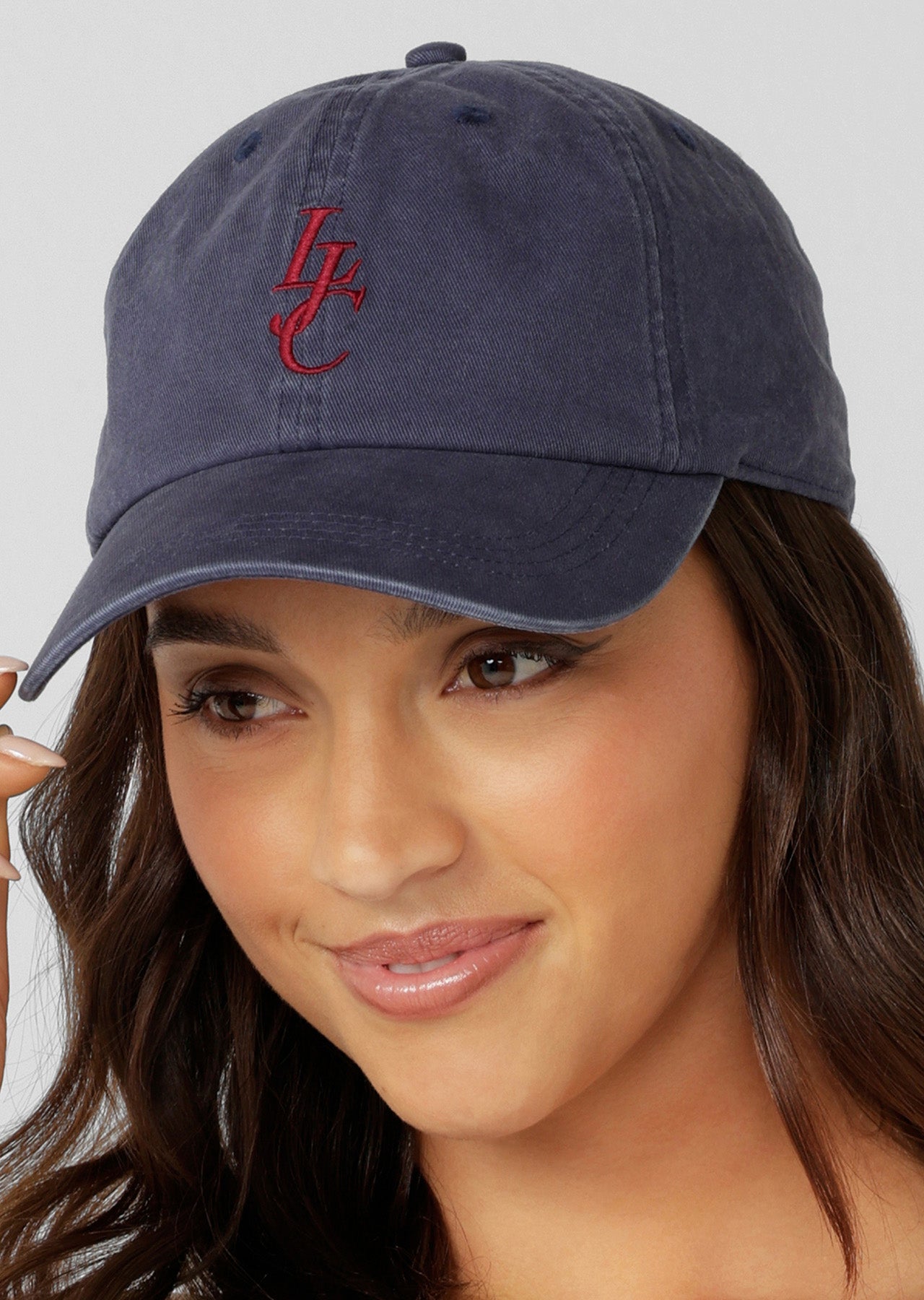 Lorna Jane LJC Dad Cap - Washed Oxford Navy