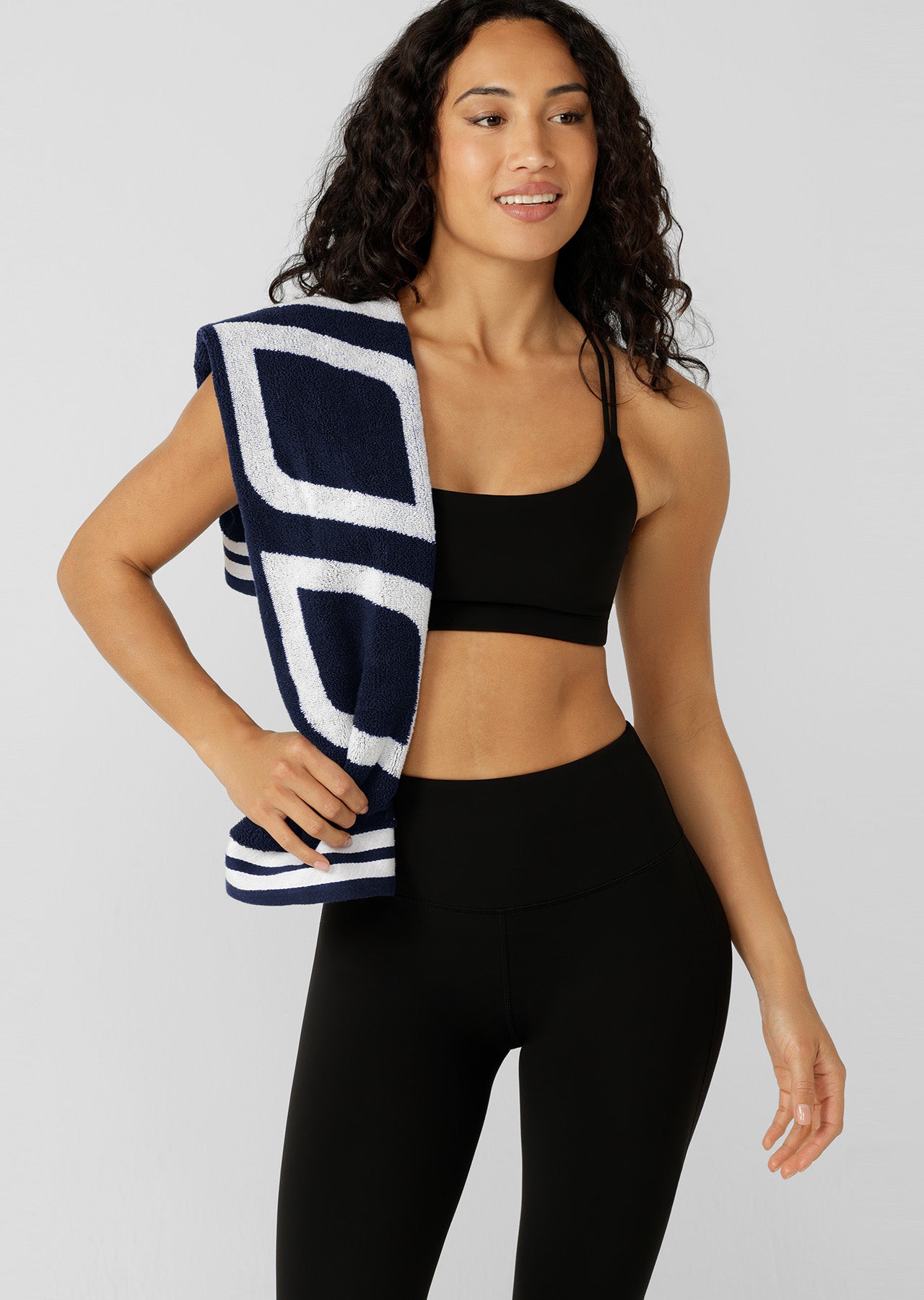 Lorna Jane Icon Sweat Towel - Oxford Navy