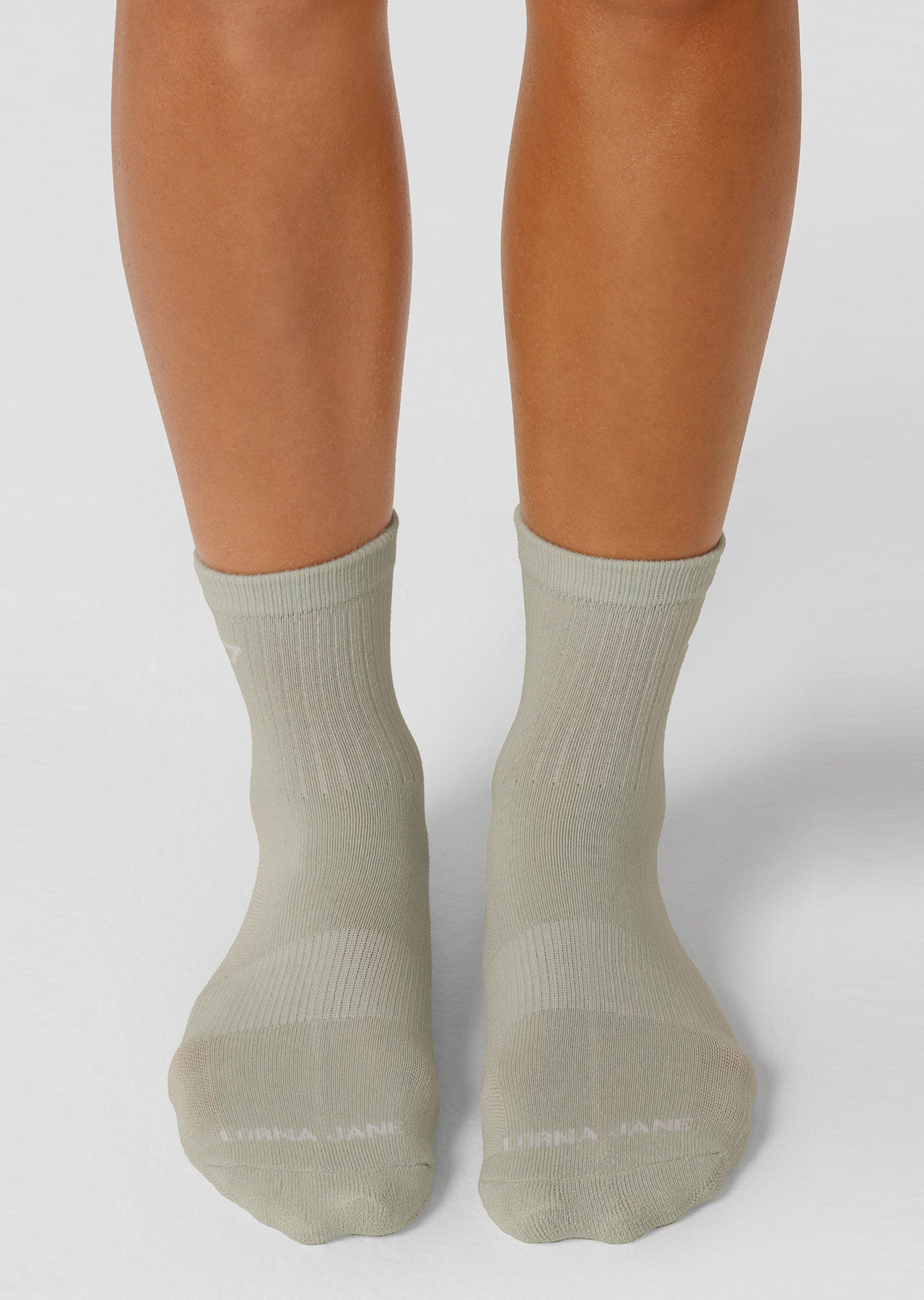 Lorna Jane LJ Quarter Crew Socks - Pastel Mint