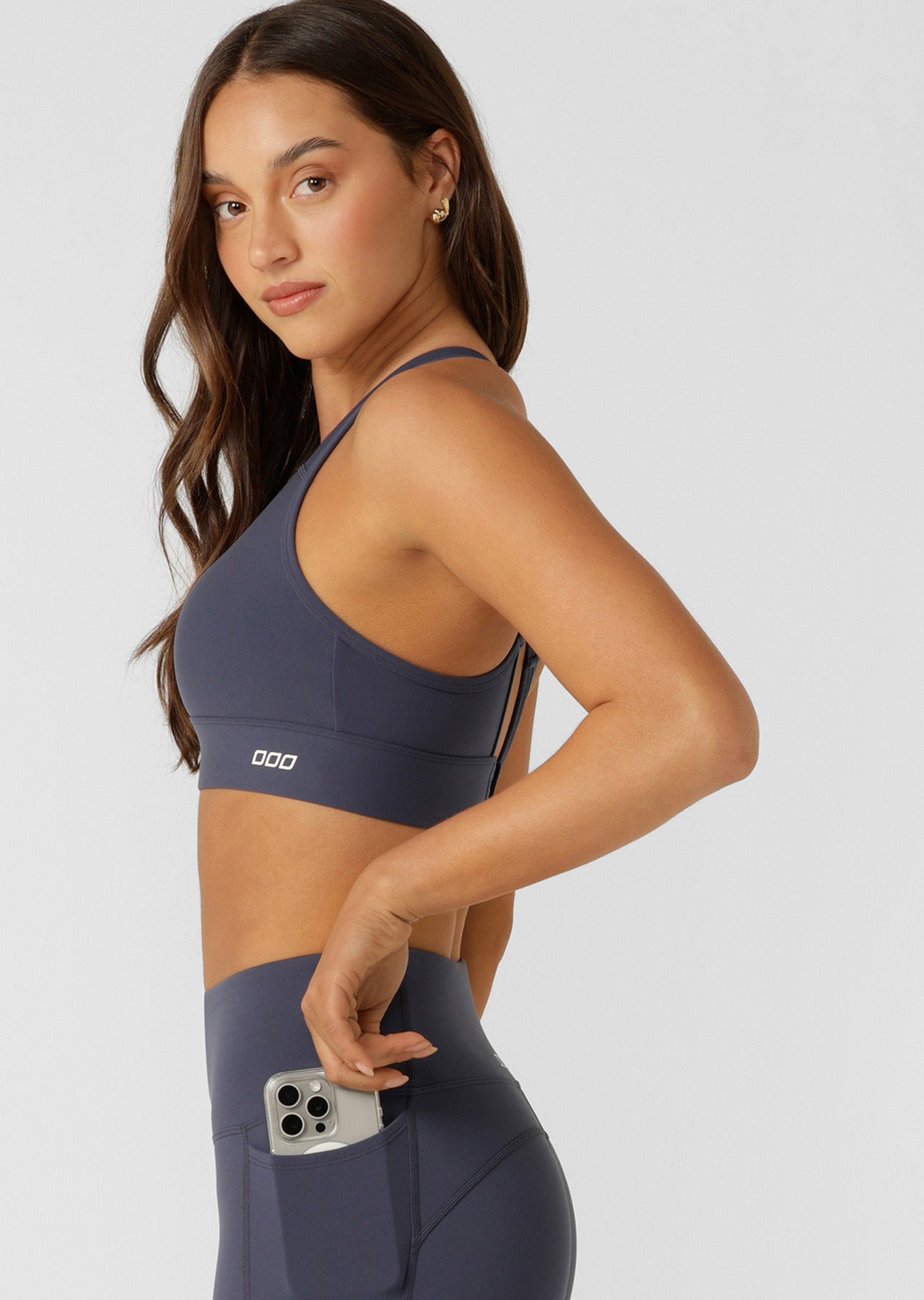 Lorna Jane Amy Maximum Support Sports Bra - Ash Blue