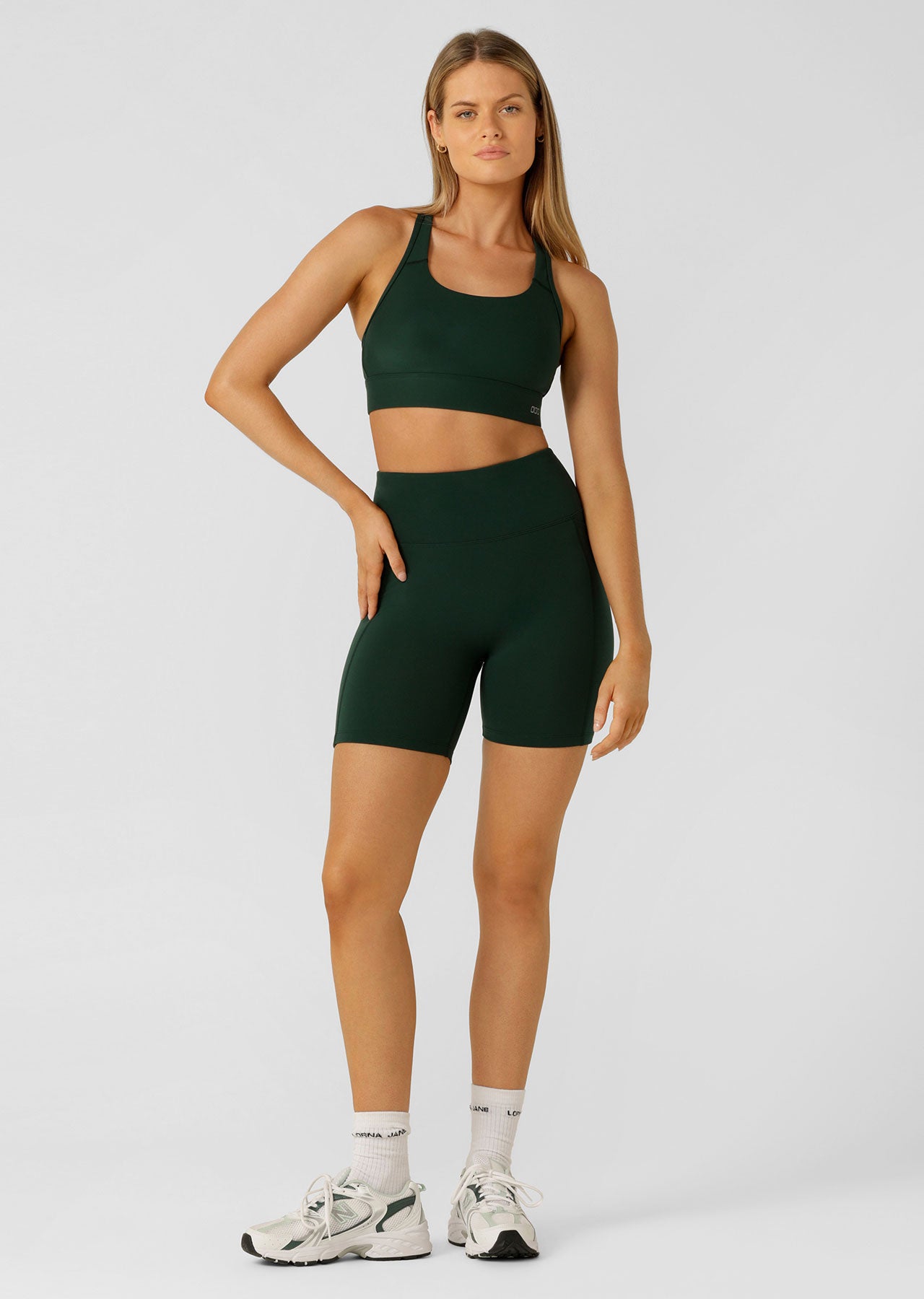 Lorna Jane Amy Maximum Support Sports Bra - Dark Green