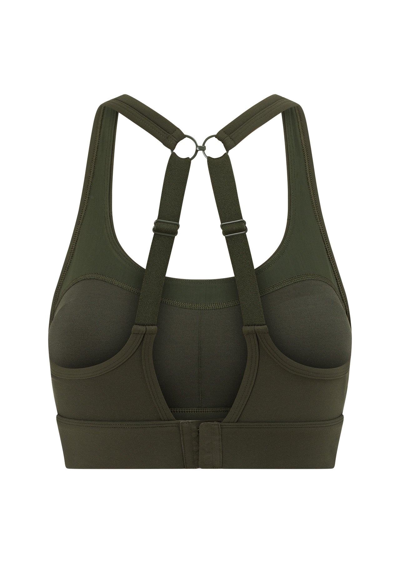 Lorna Jane Amy Maximum Support Sports Bra - Dark Safari