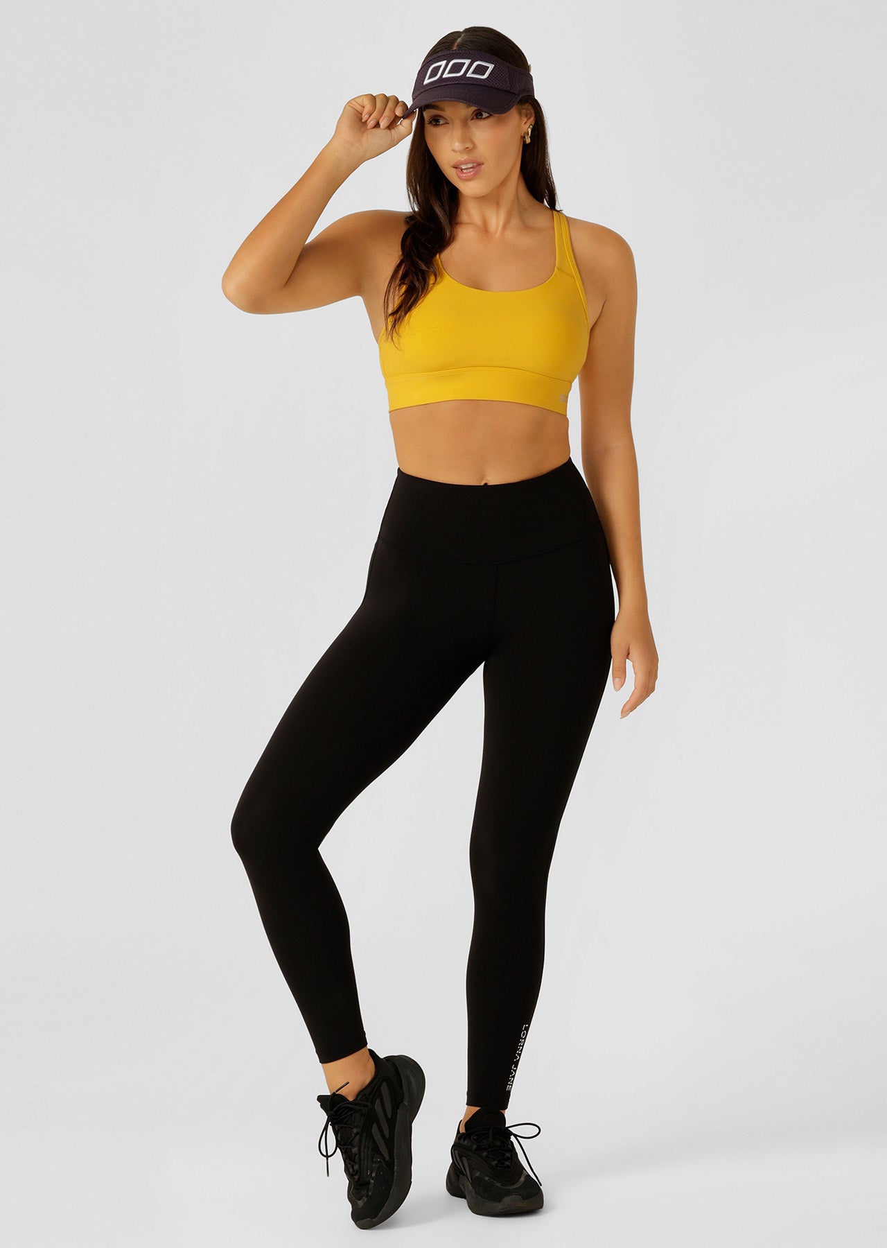 Lorna Jane Amy Maximum Support Sports Bra - Light Turmeric