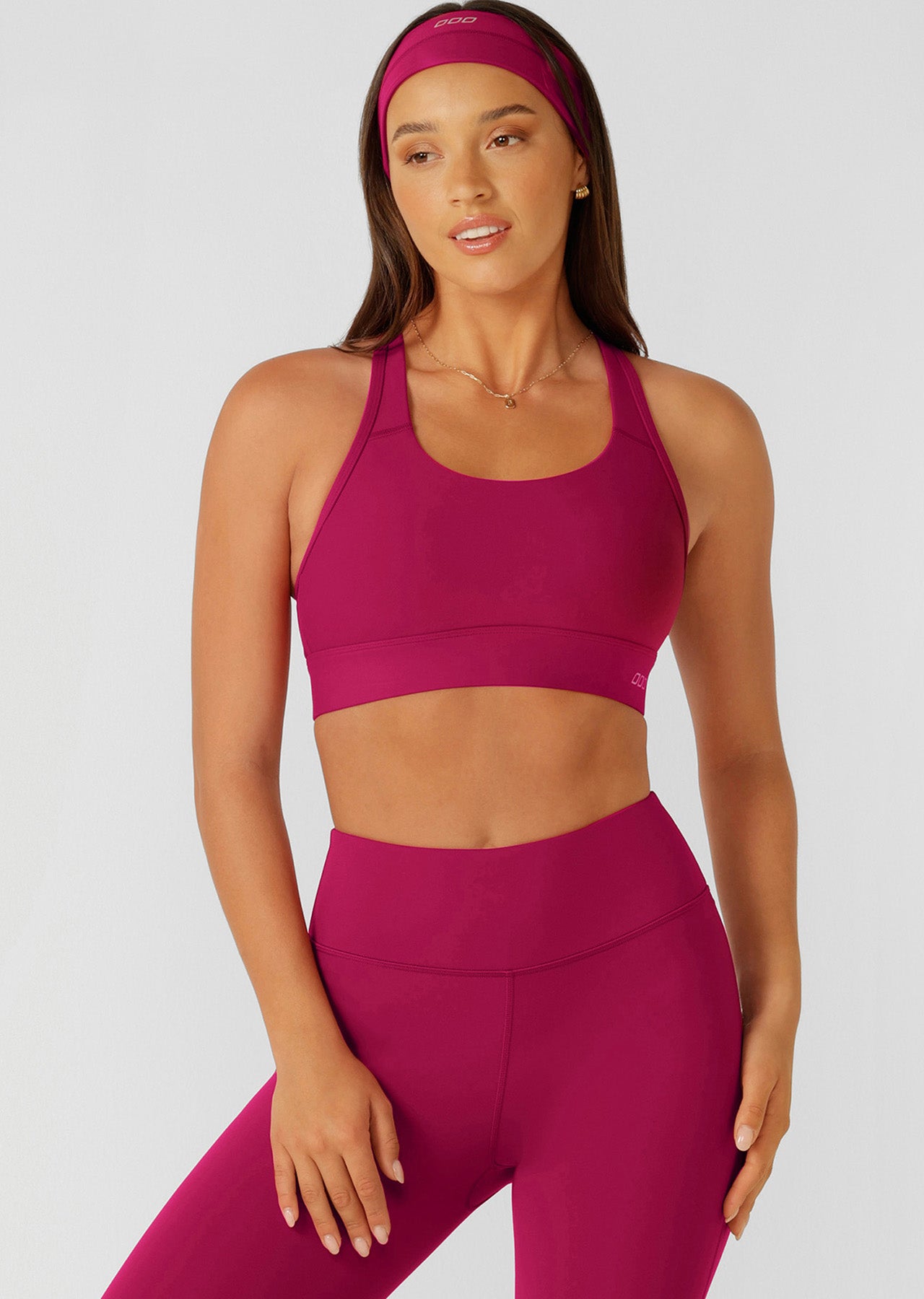 Lorna Jane Amy Maximum Support Sports Bra - Persian Rose