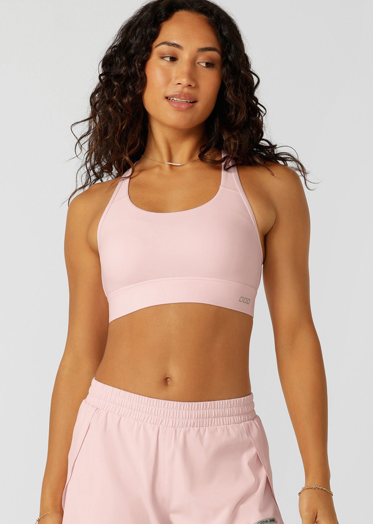 Lorna Jane Amy Maximum Support Sports Bra - Pale Peony