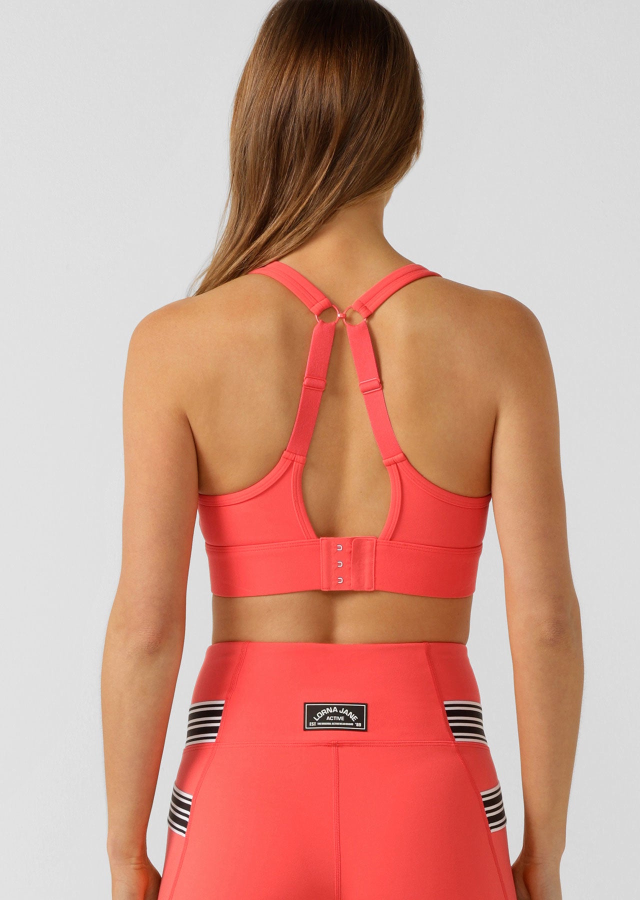 Lorna Jane Amy Maximum Support Sports Bra - Strawberry