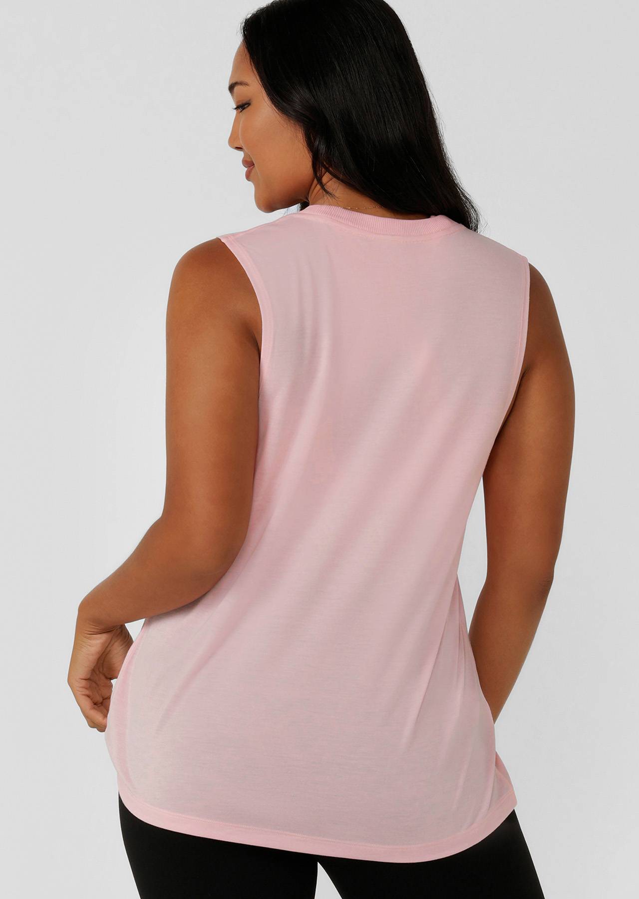 Lorna Jane Lotus Muscle Tank - Peony
