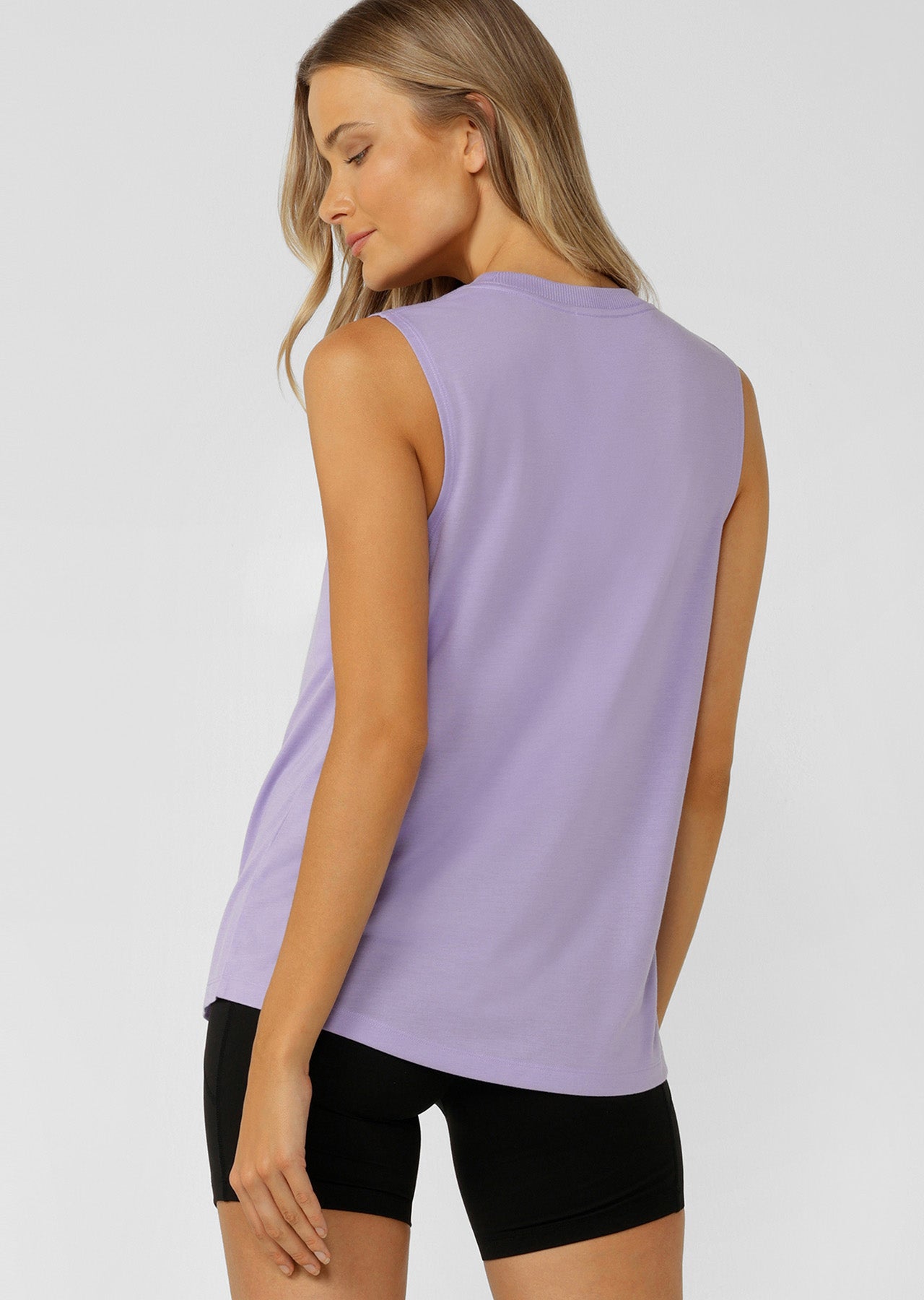 Lorna Jane Lotus Muscle Tank - Violet Lilac