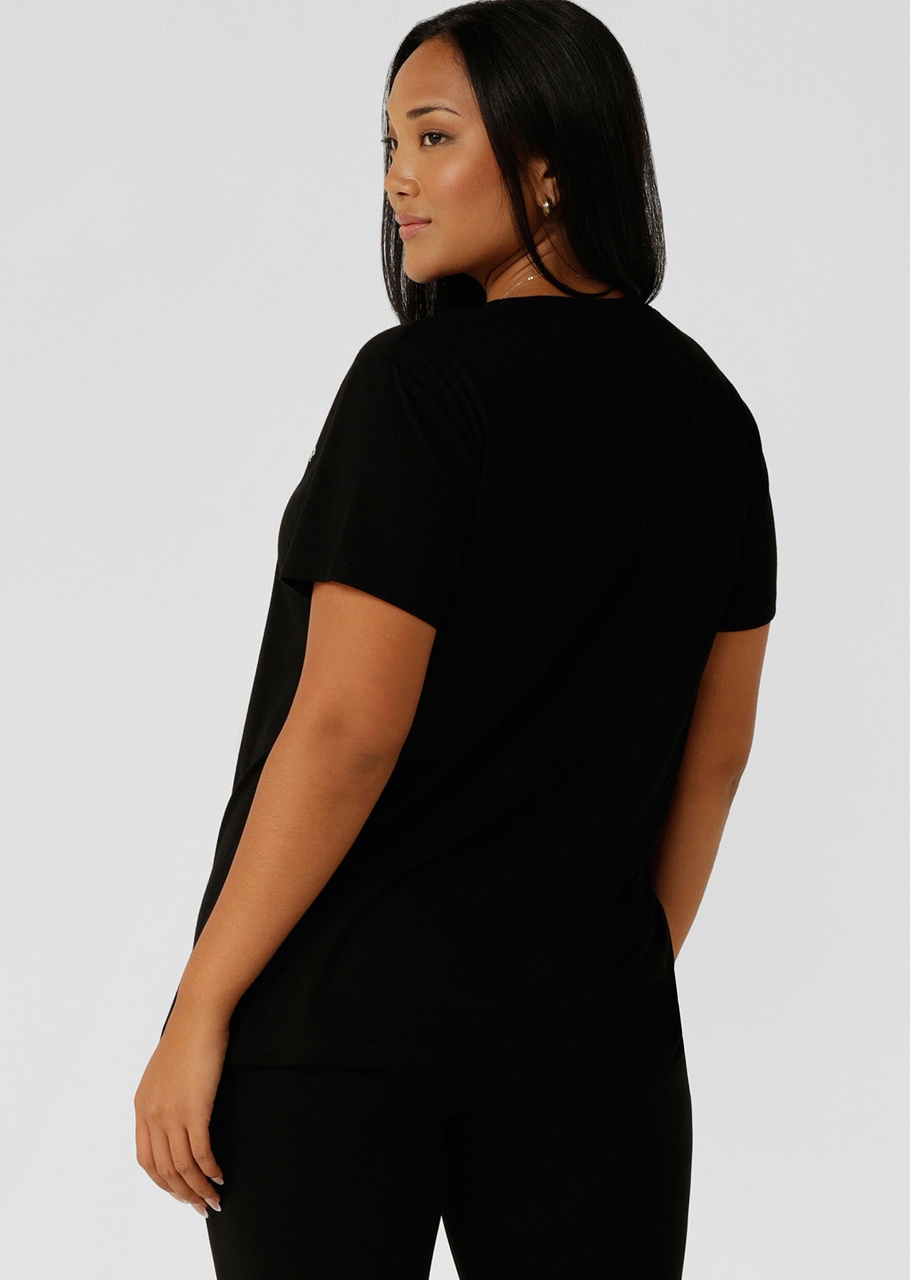 Lorna Jane Lotus T-Shirt - Black