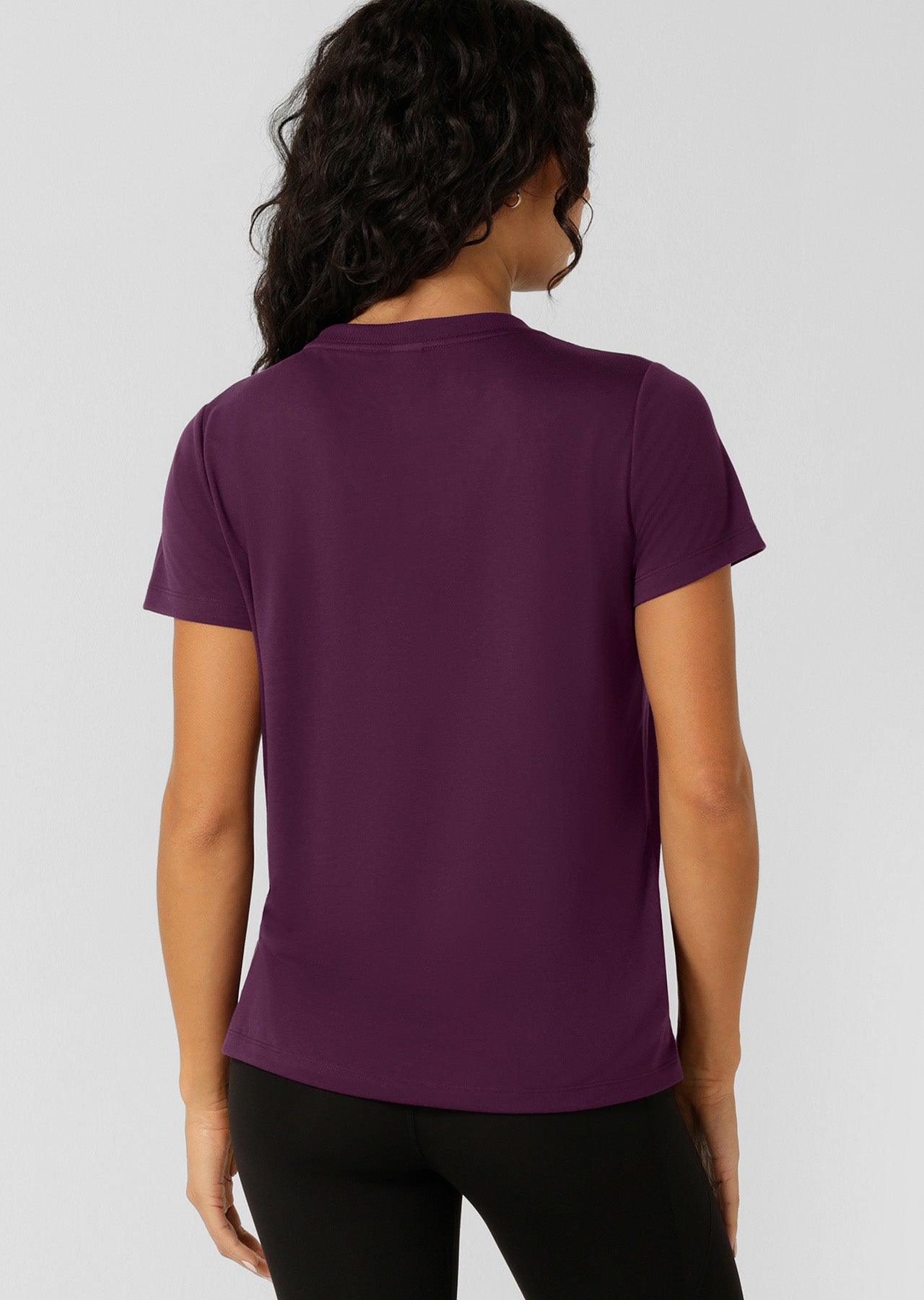 Lorna Jane Lotus T-Shirt - Dark Grape