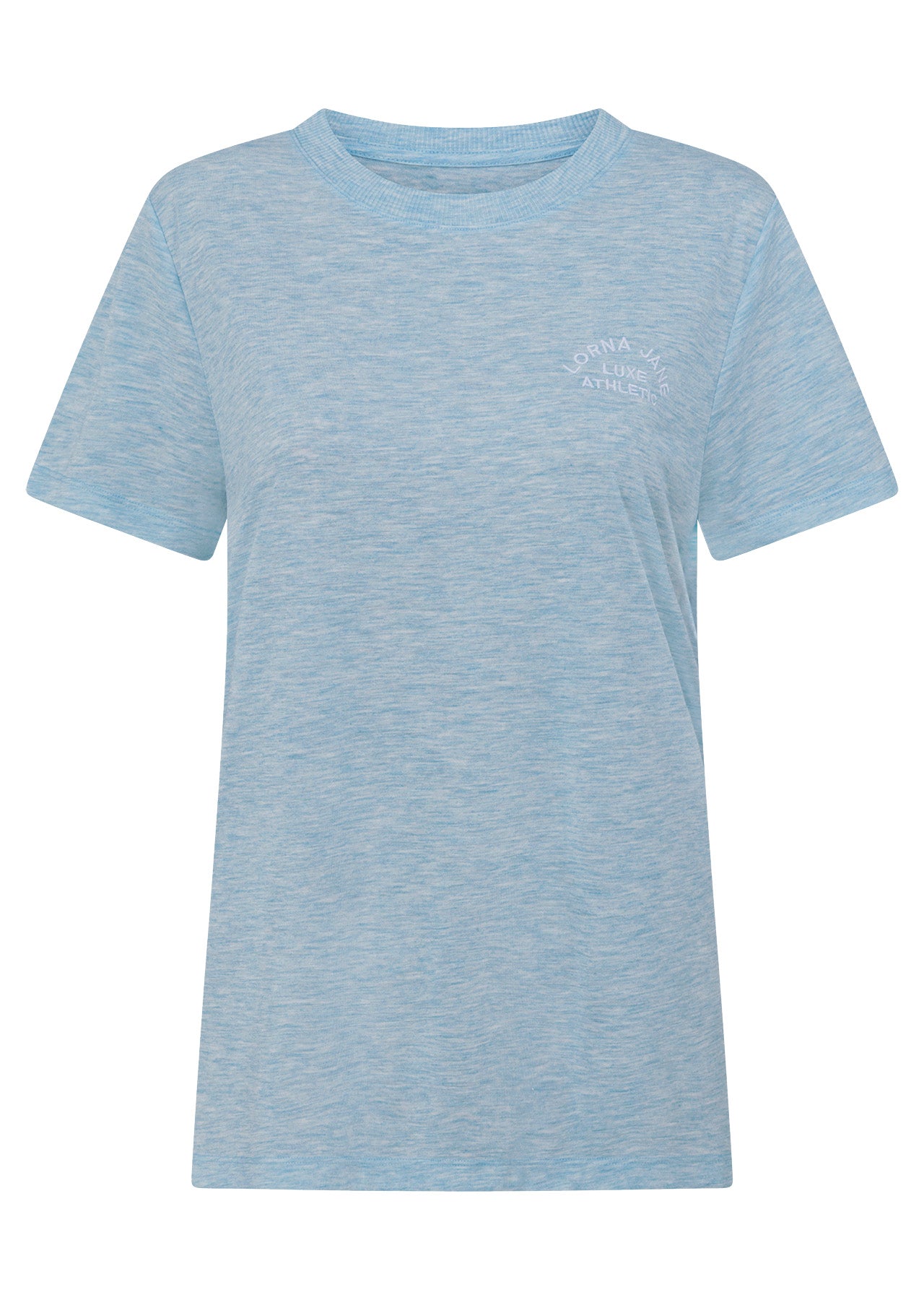Lorna Jane Lotus T-Shirt - Island Blue Marl