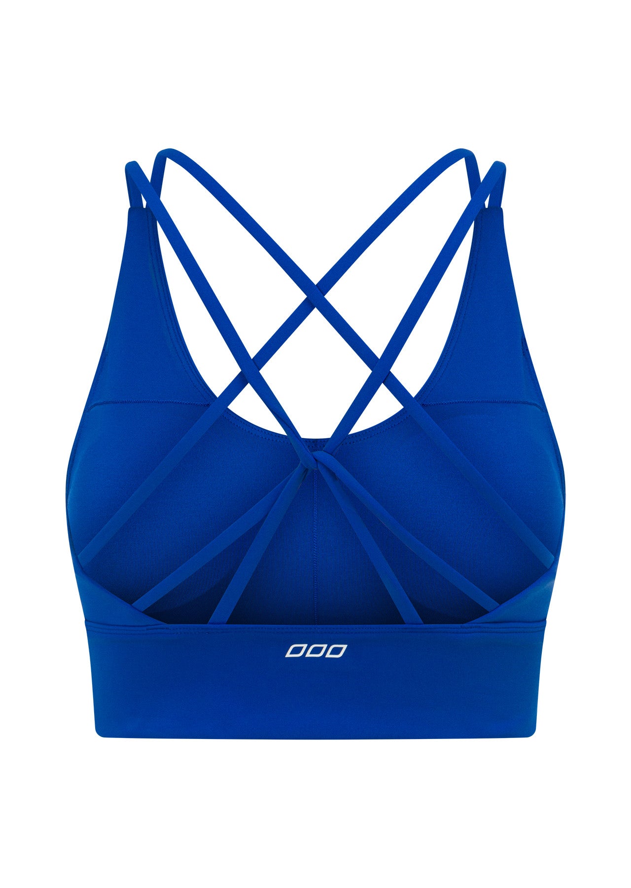 Lorna Jane Lotus Longline Sports Bra - Cobalt Blue