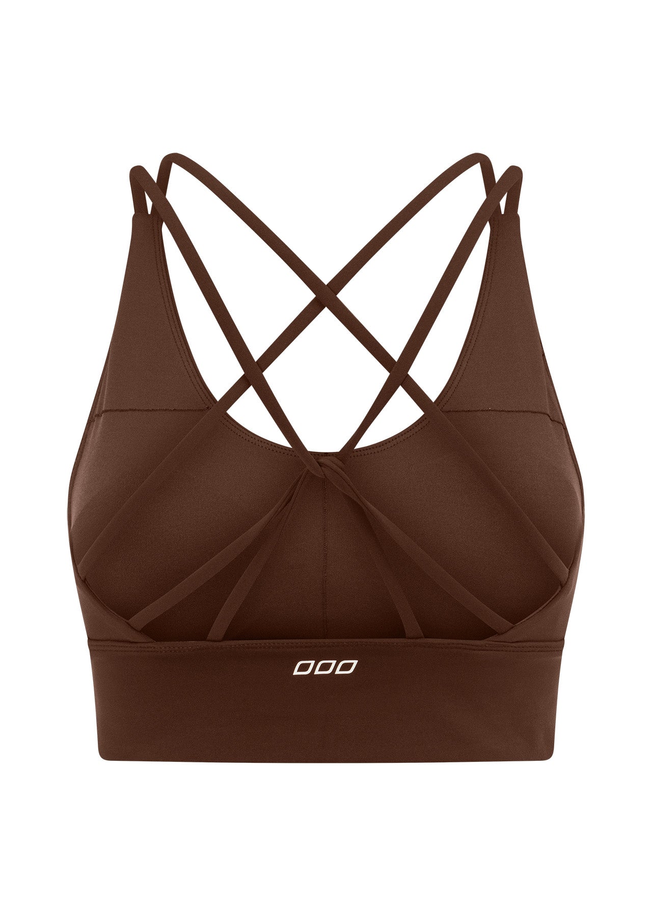 Lorna Jane Lotus Longline Sports Bra - Espresso