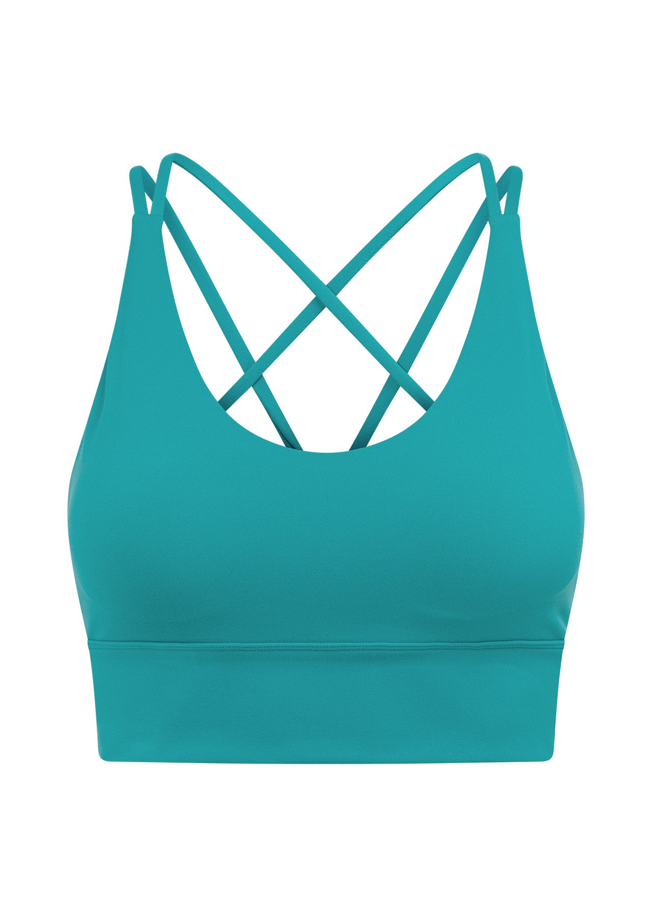 Lorna Jane Lotus Longline Sports Bra - Maui