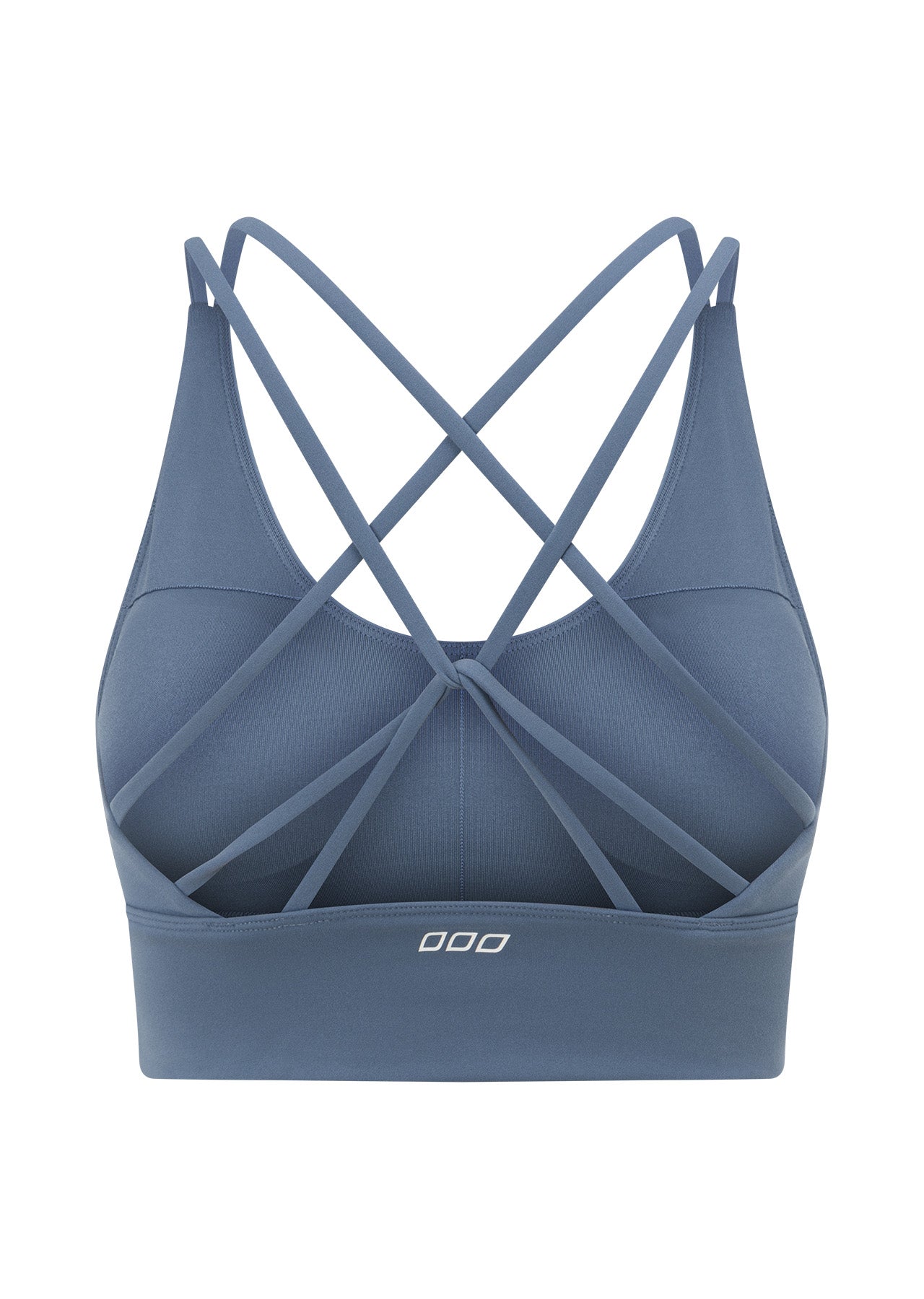 Lorna Jane Lotus Longline Sports Bra - Moonlight Blue