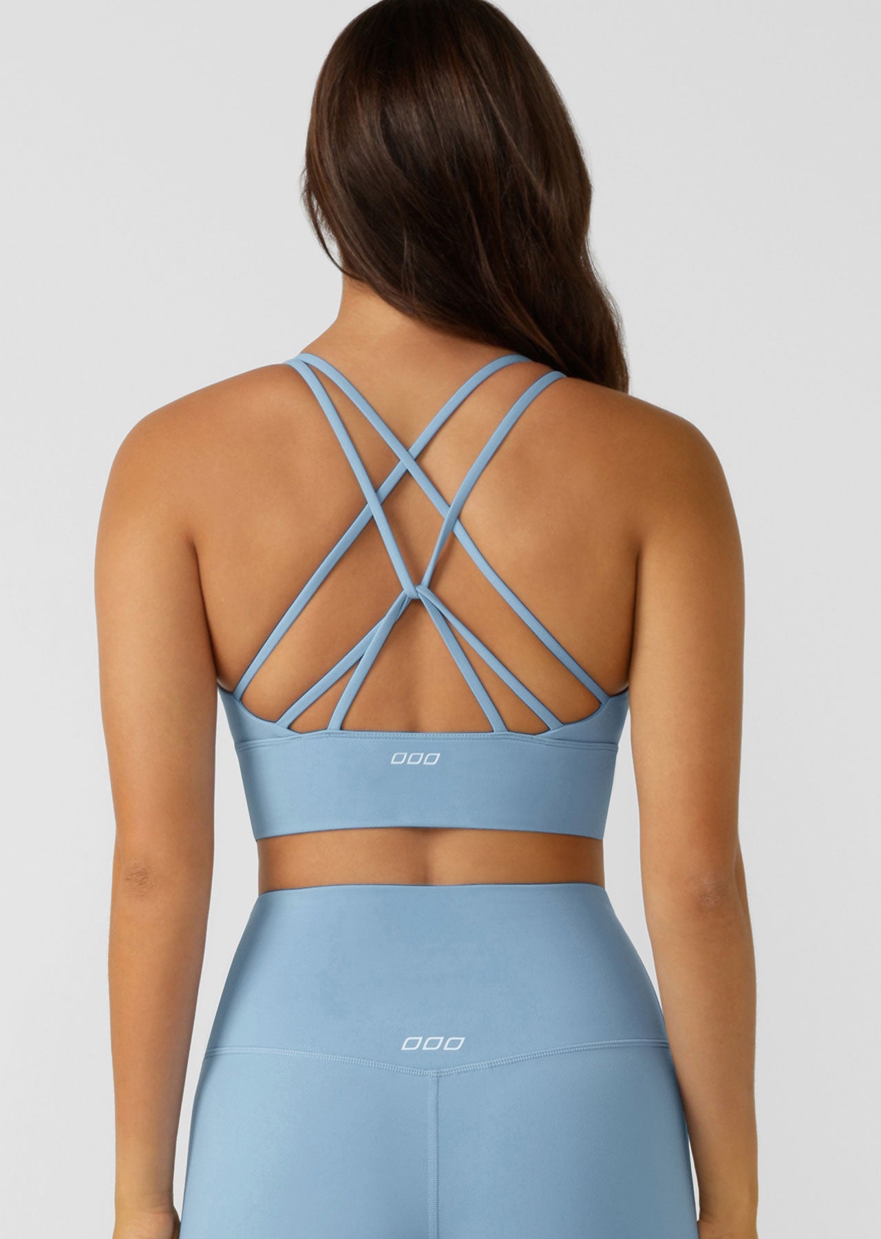 Lorna Jane Lotus Longline Sports Bra - Moontide