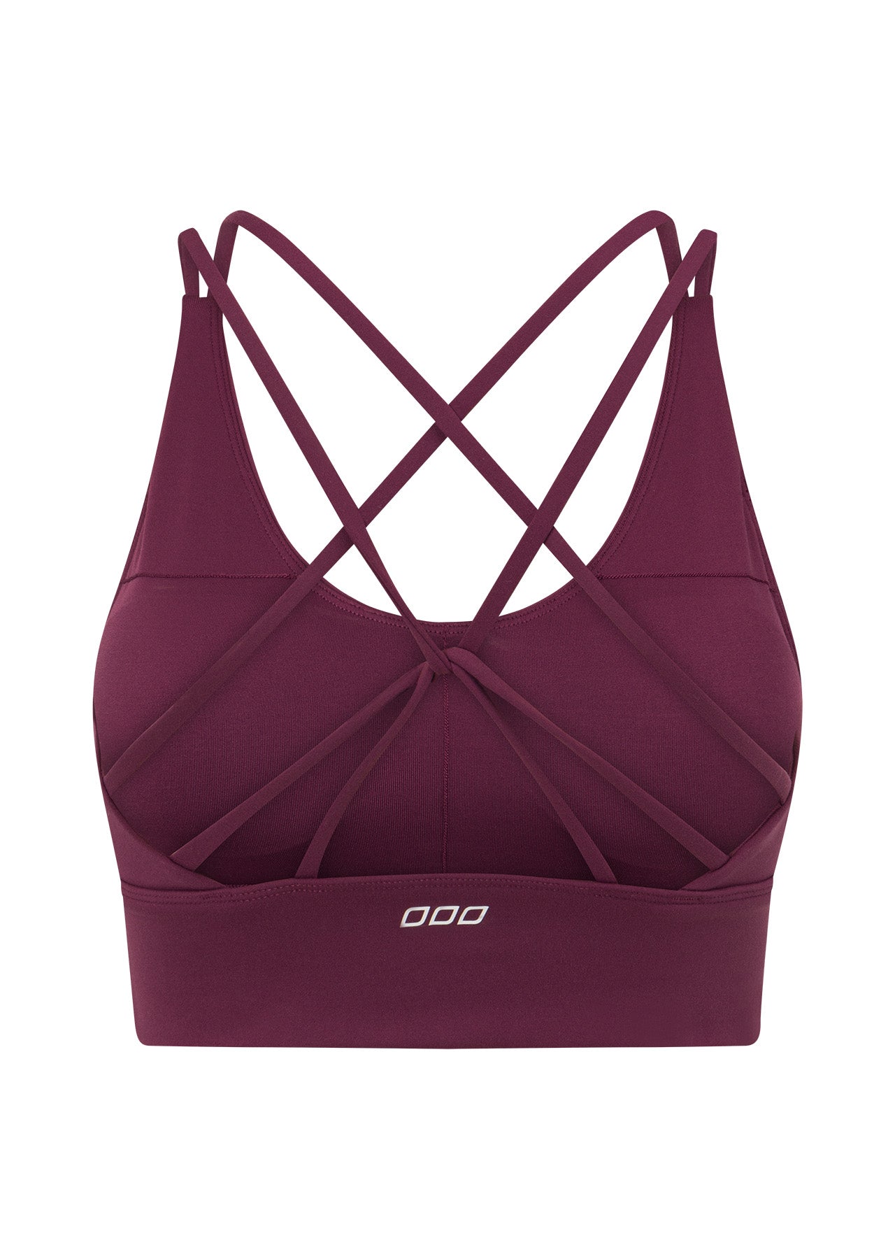 Lorna Jane Lotus Longline Sports Bra - Mulberry