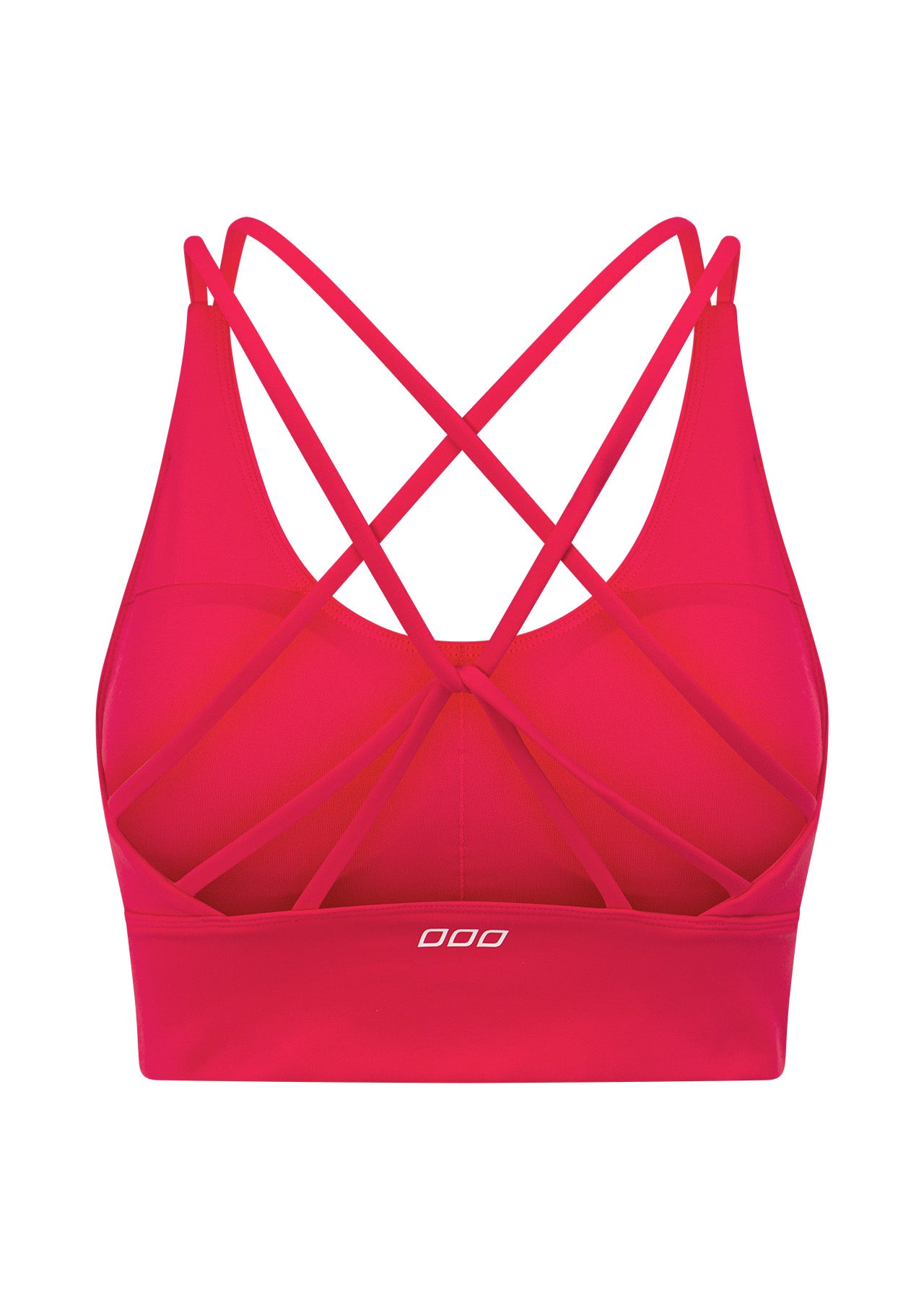 Lorna Jane Lotus Longline Sports Bra - Neon Raspberry