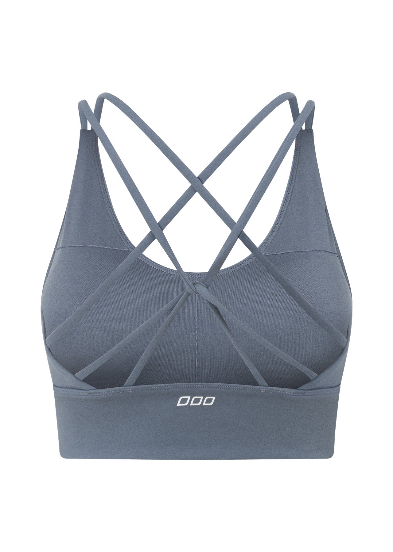 Lorna Jane Lotus Longline Sports Bra - Powder Grey