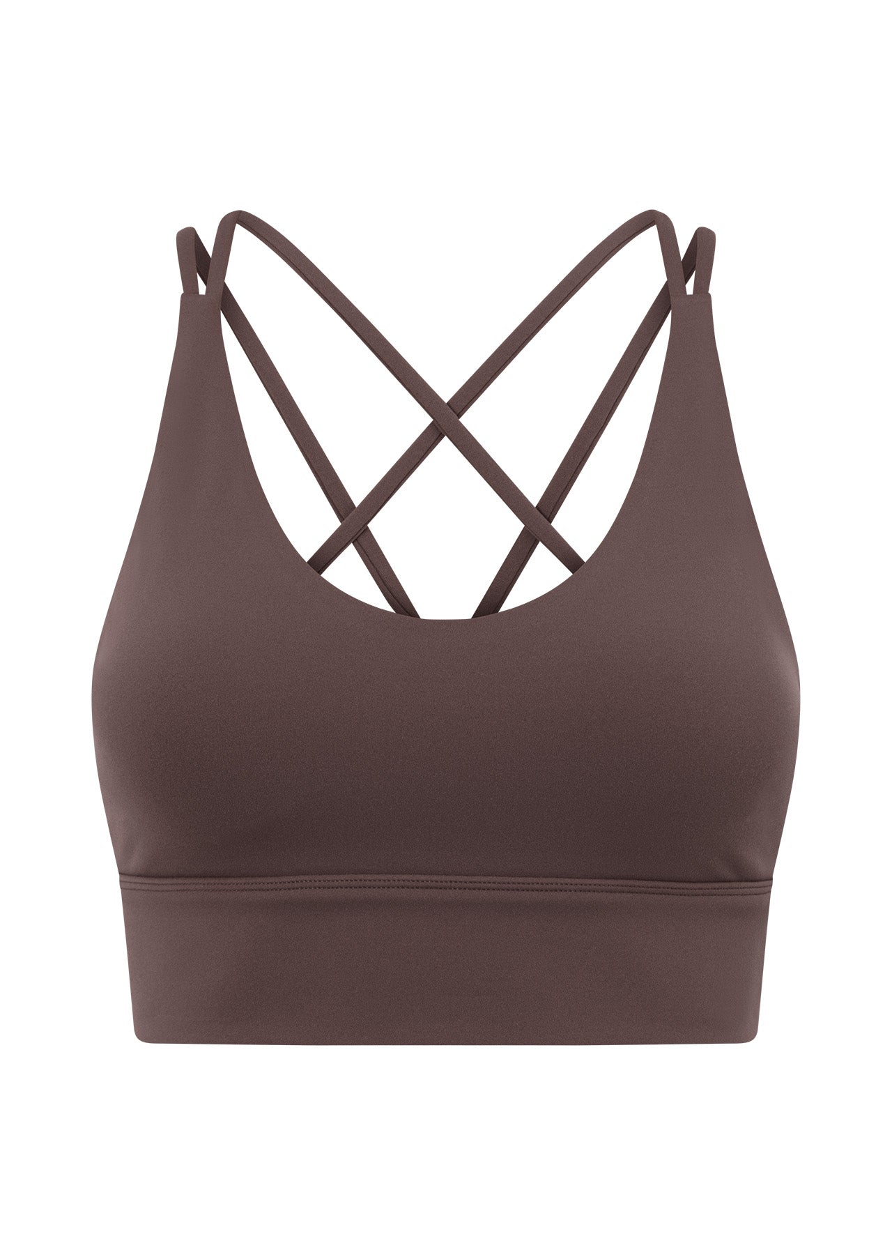 Lorna Jane Lotus Longline Sports Bra - Stone