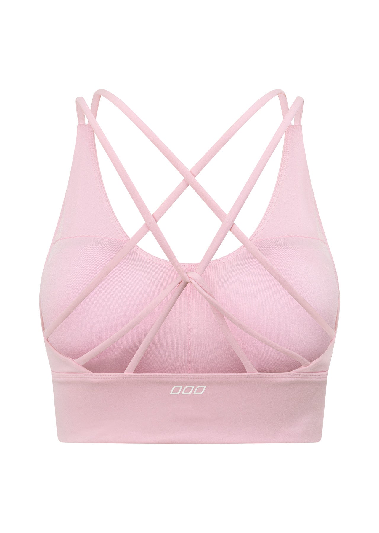 Lorna Jane Lotus Longline Sports Bra - Sweet Pink