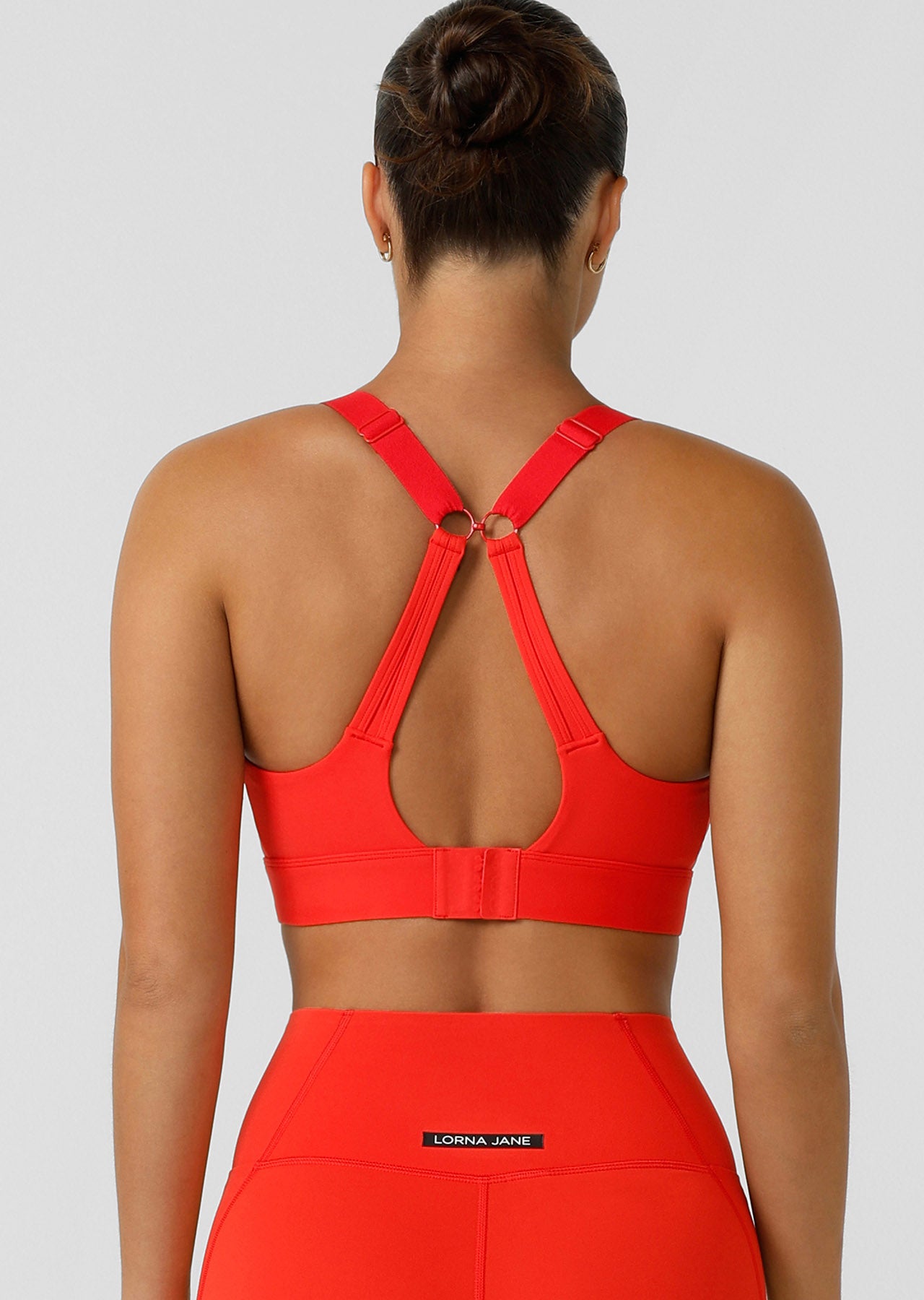 Lorna Jane Amy Sports Bra - Hot Tomato