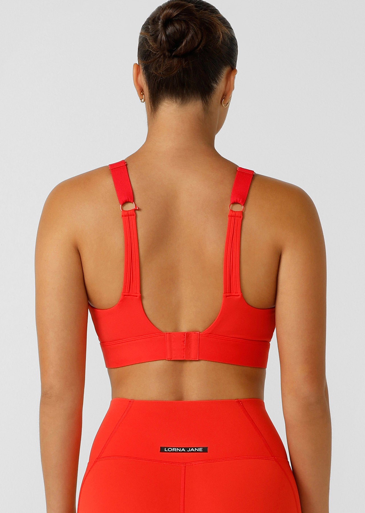 Lorna Jane Amy Sports Bra - Hot Tomato