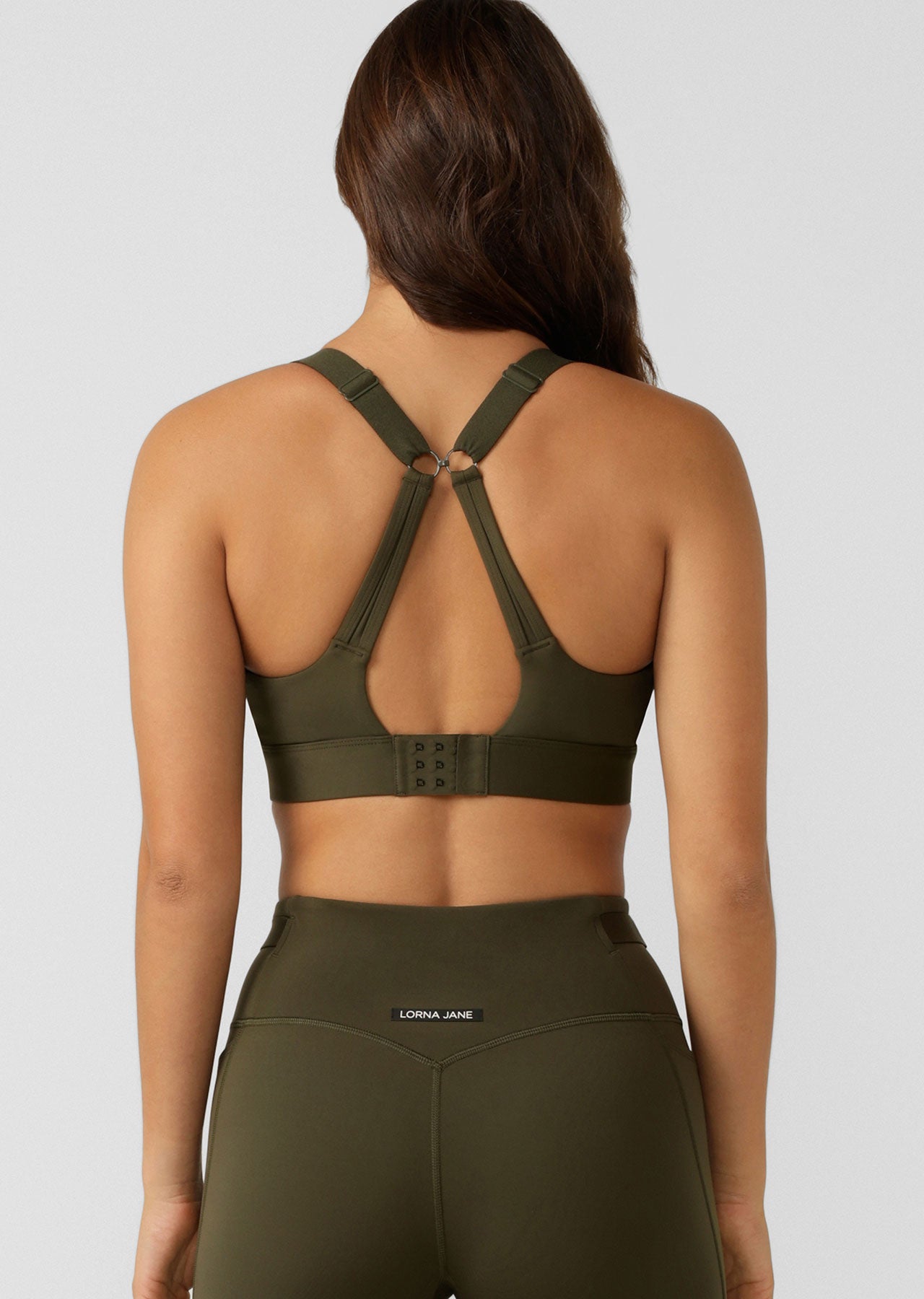 Lorna Jane Amy Sports Bra - Luxury Green