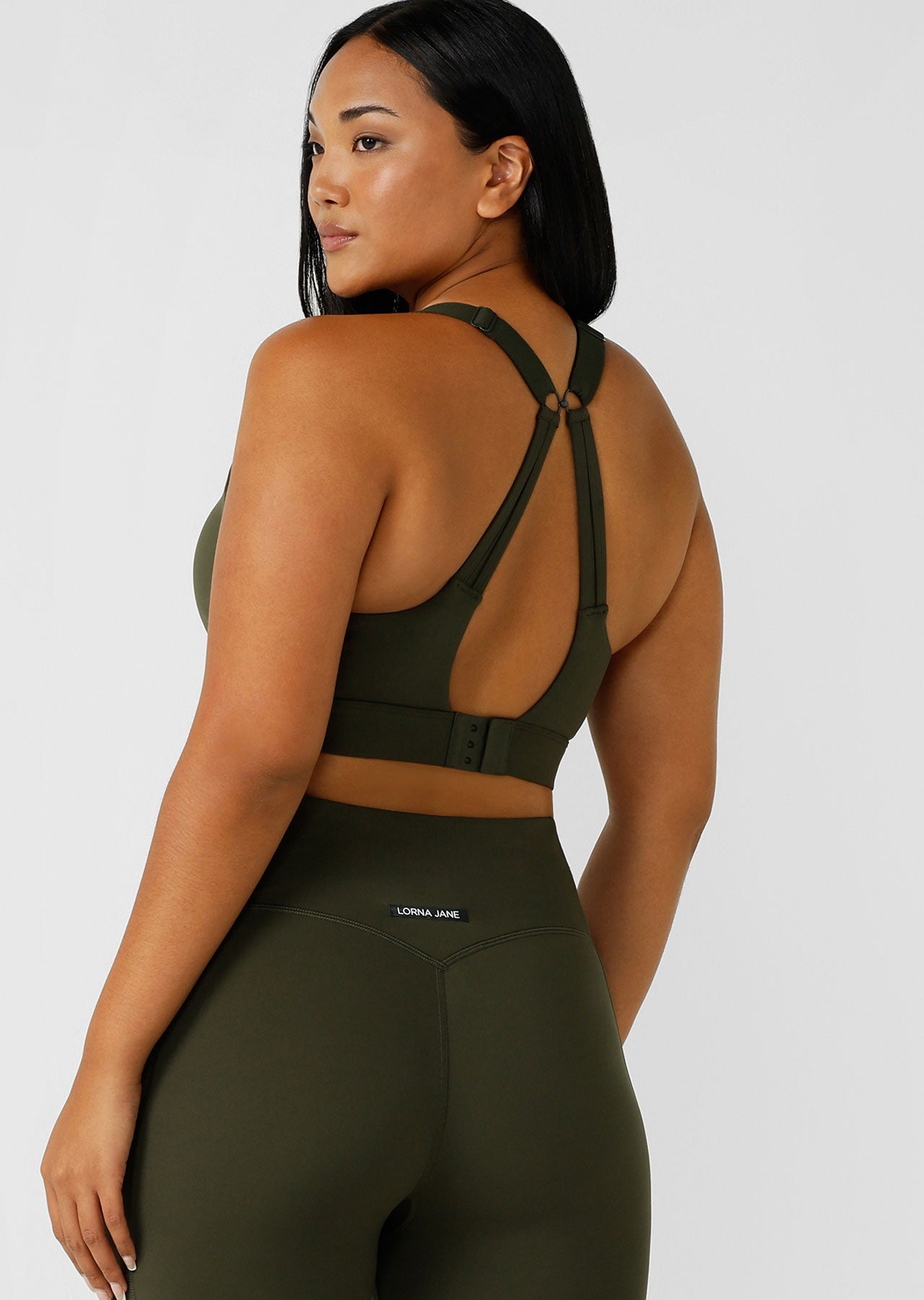 Lorna Jane Amy Sports Bra - Luxury Green