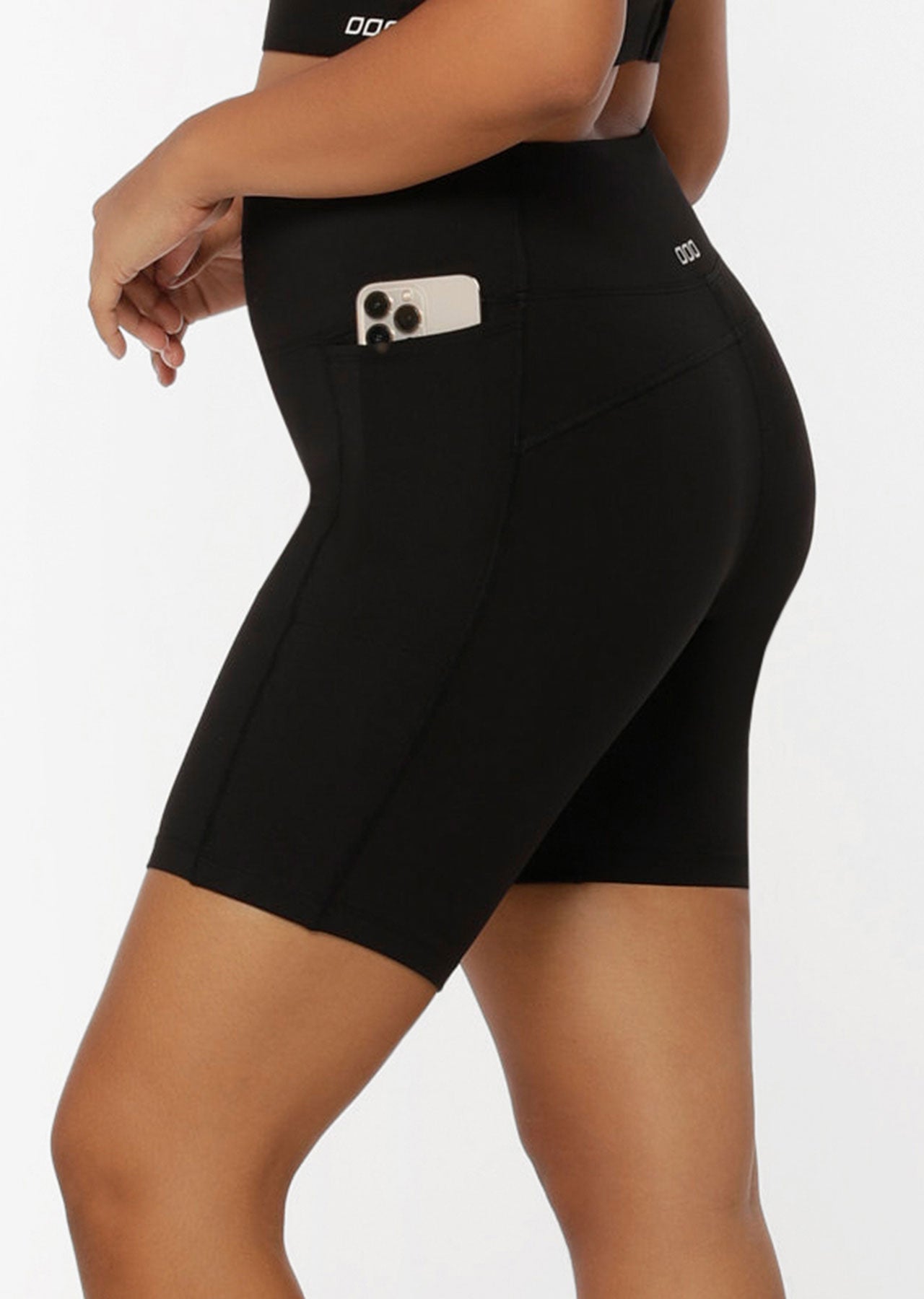 Lorna Jane Amy Phone Pocket Tech Bike Short - Black