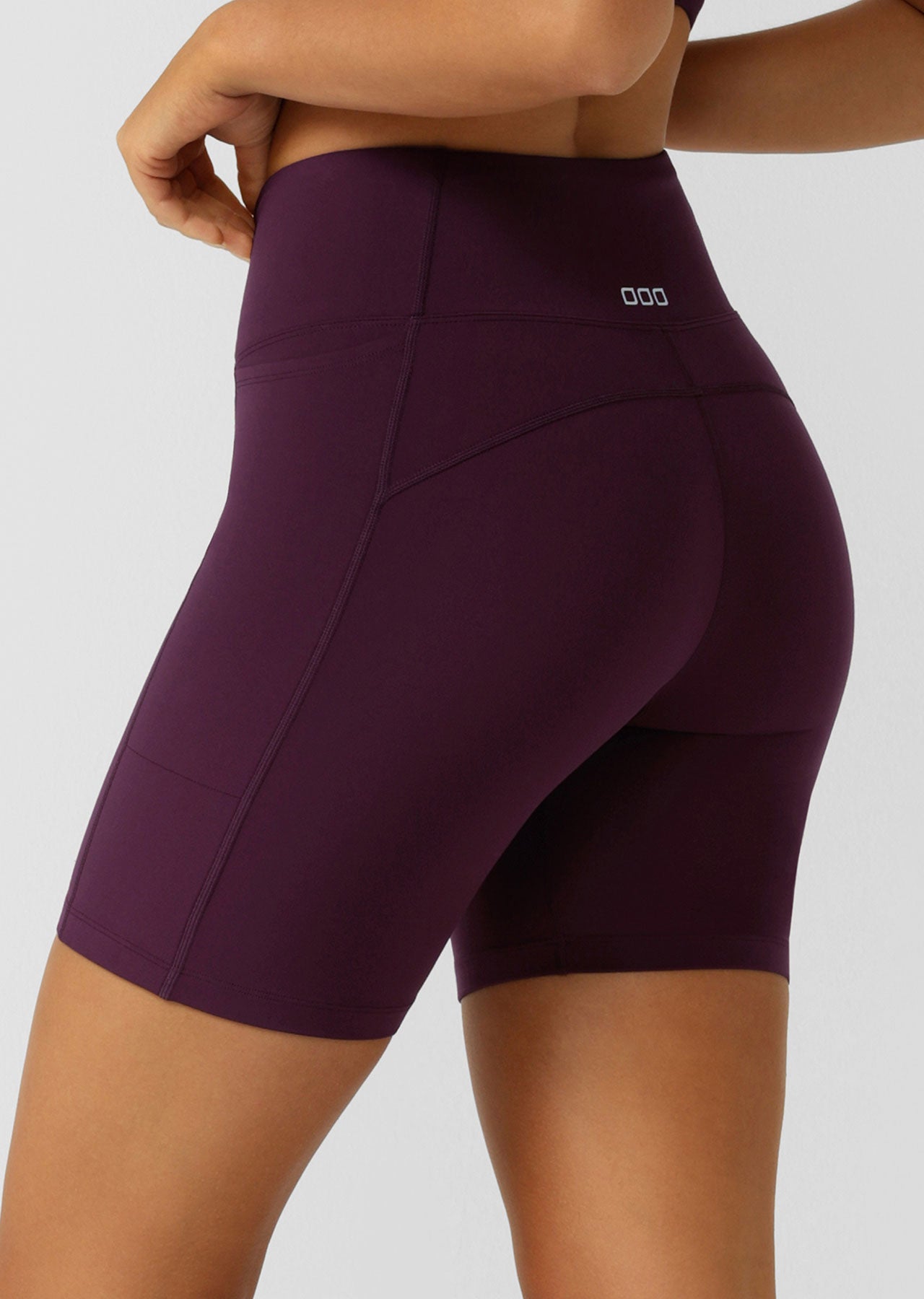 Lorna Jane Amy Phone Pocket Tech Bike Short - Dark Grape