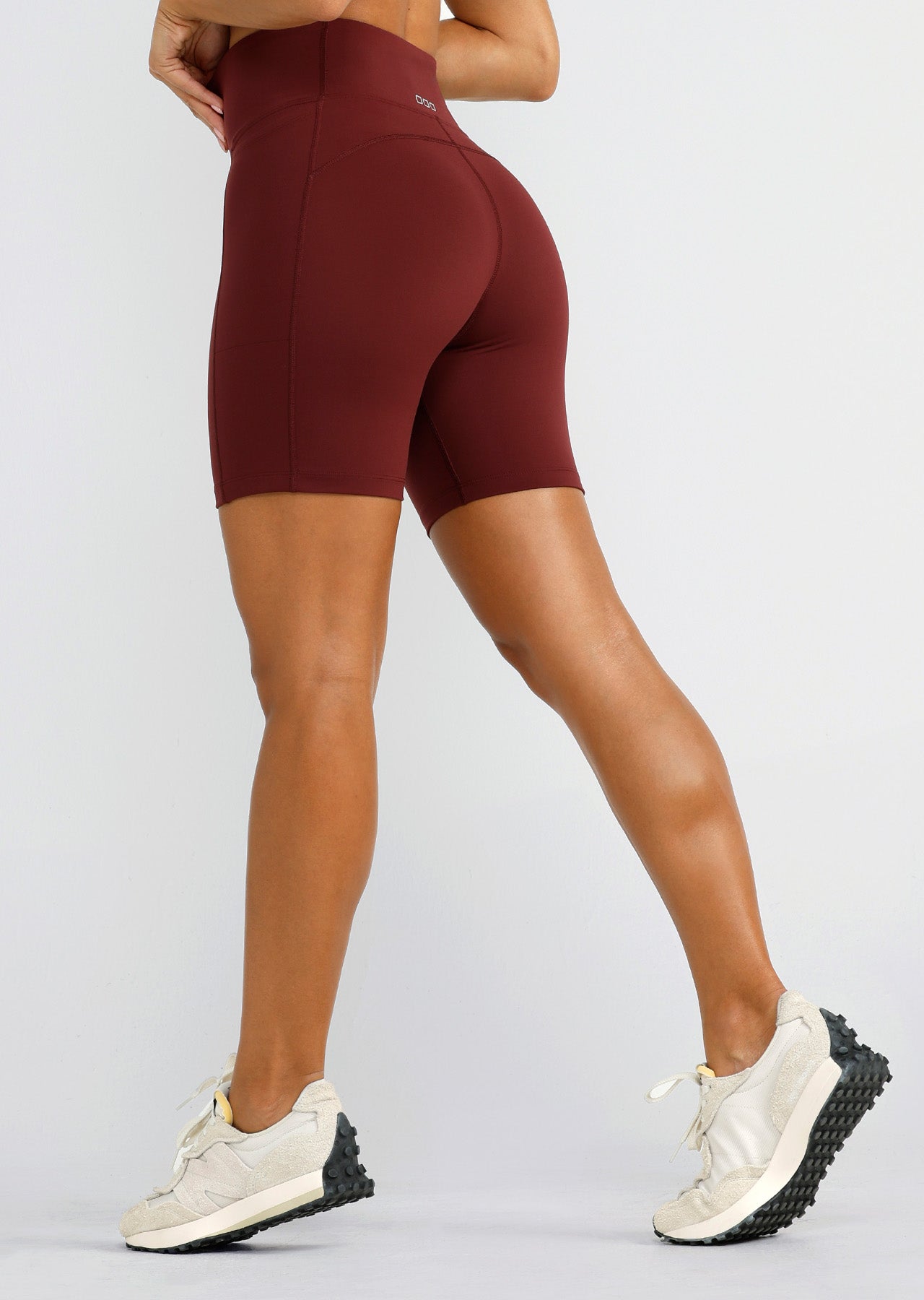 Lorna Jane Amy Phone Pocket Tech Bike Short - Maroon