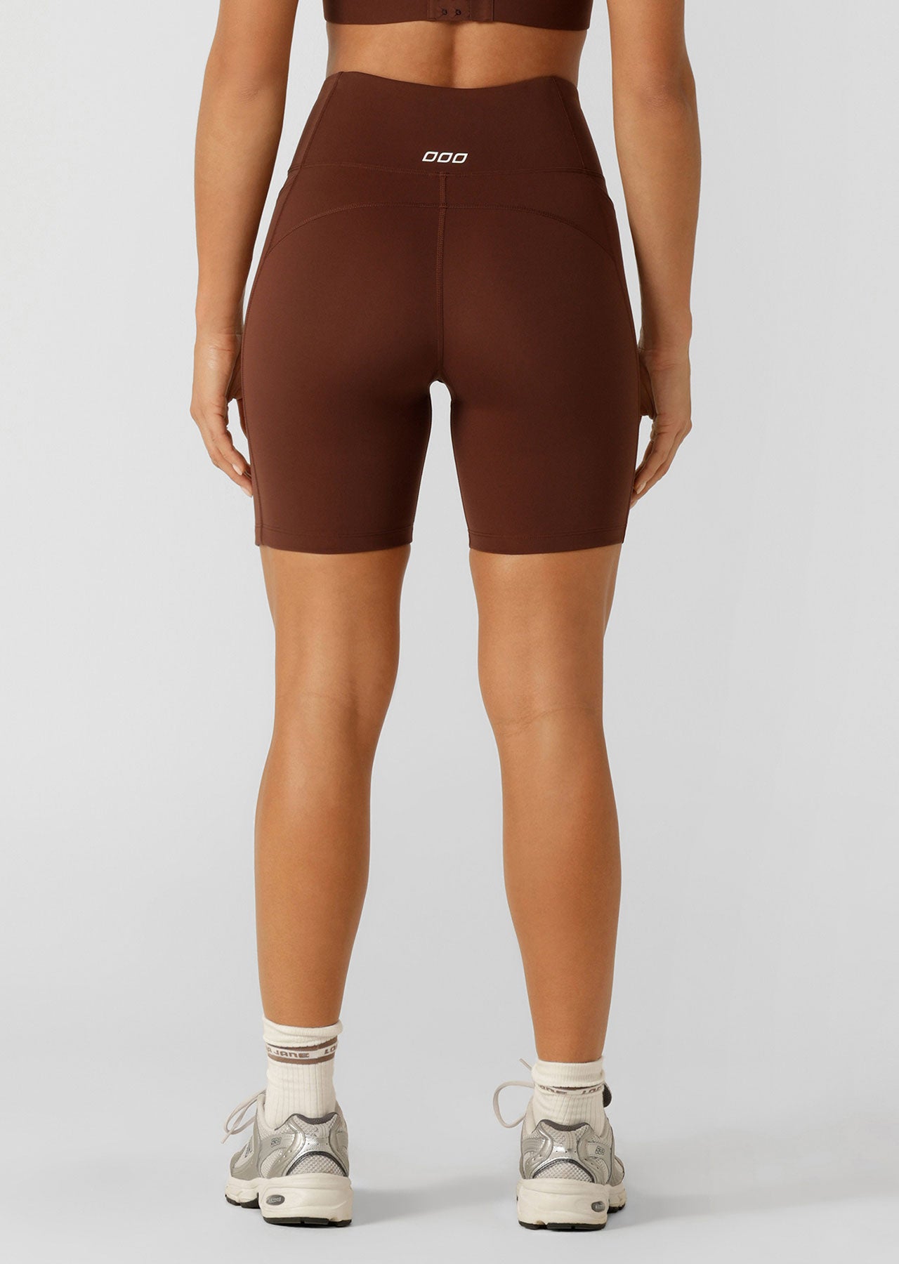 Lorna Jane Amy Phone Pocket Tech Bike Short - Truffle