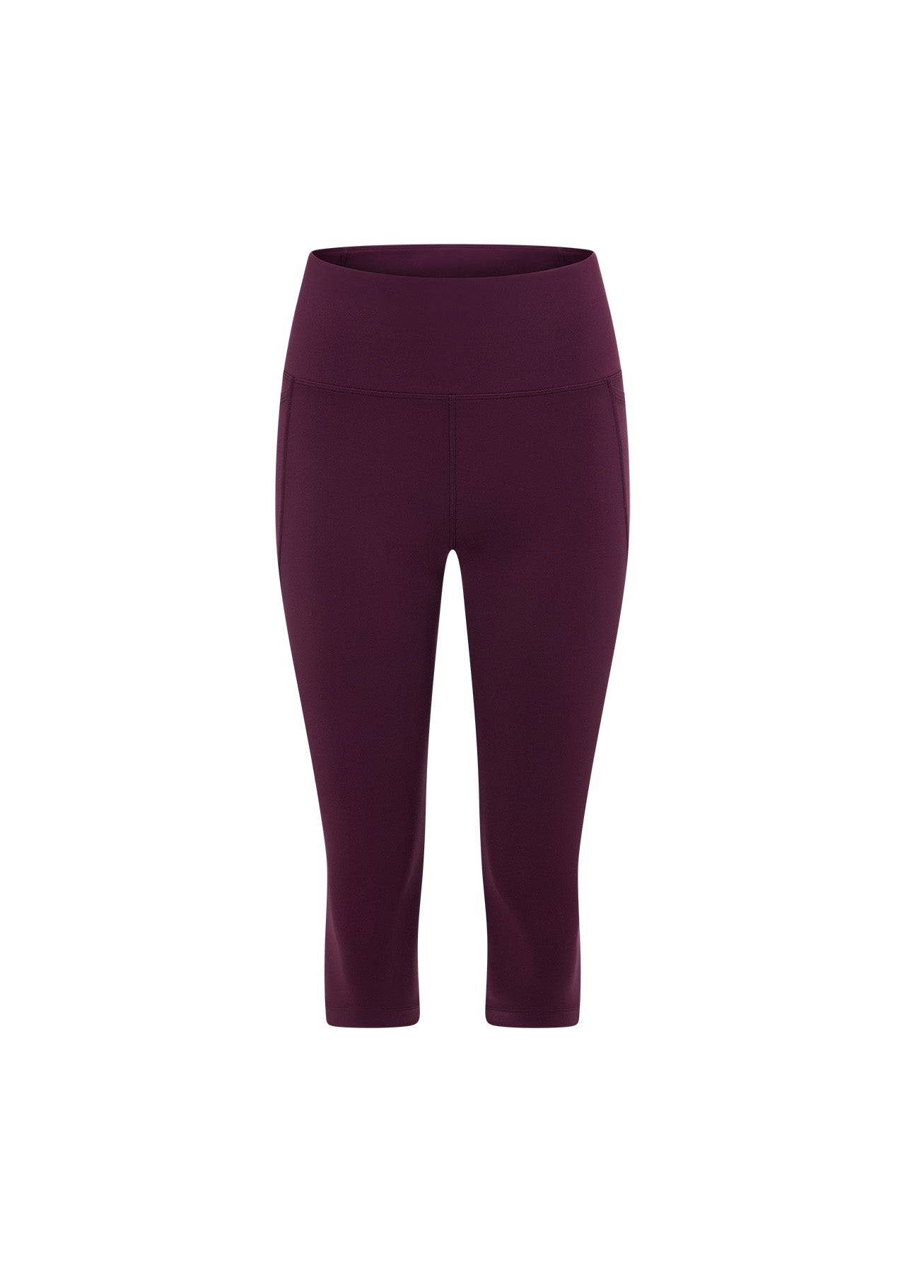 Lorna Jane Amy Phone Pocket 3/4 Tech Leggings - Dark Grape